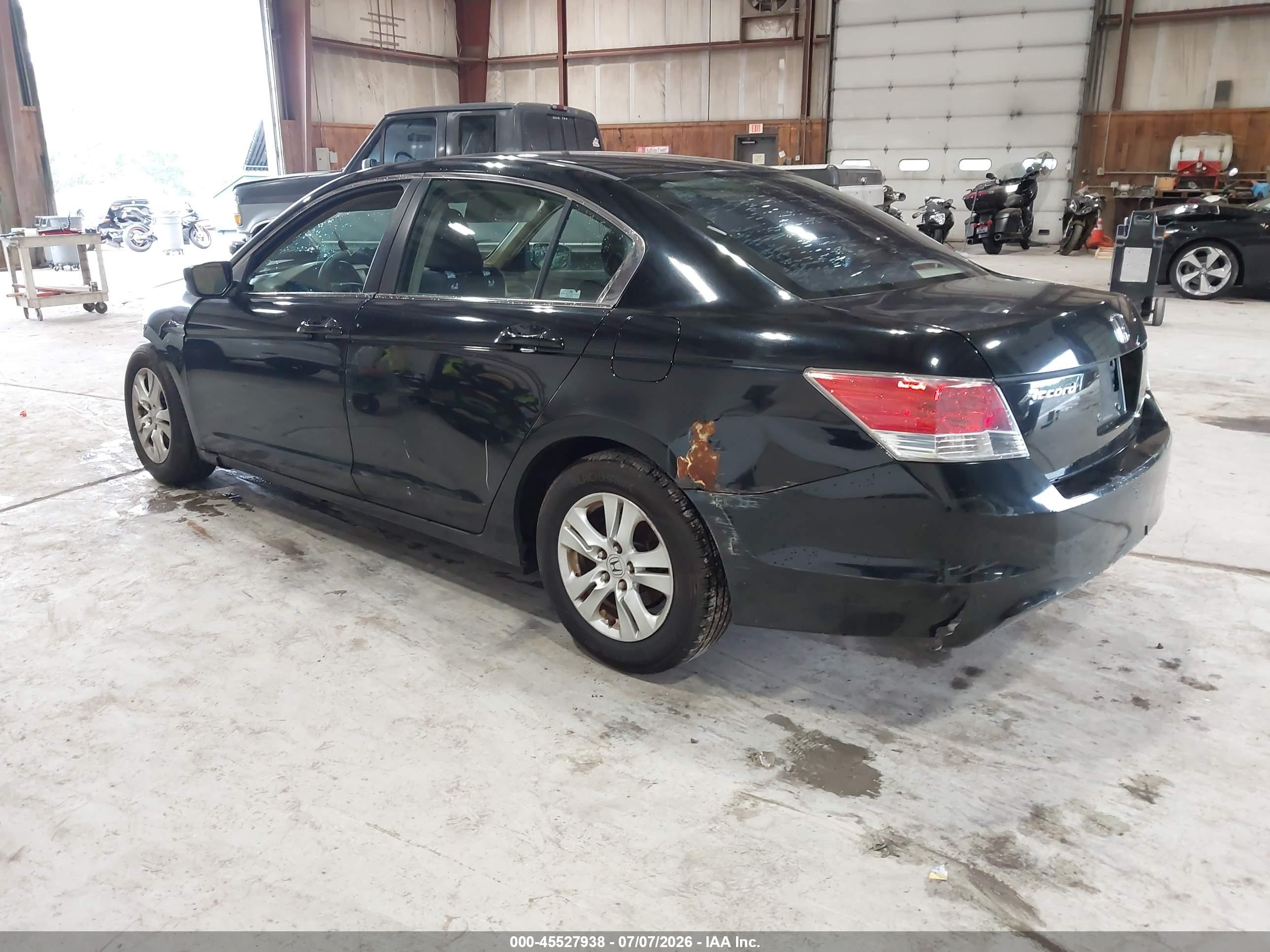 2009 Honda Accord 2.4 Lx-p Black vin: 1HGCP26489A047252