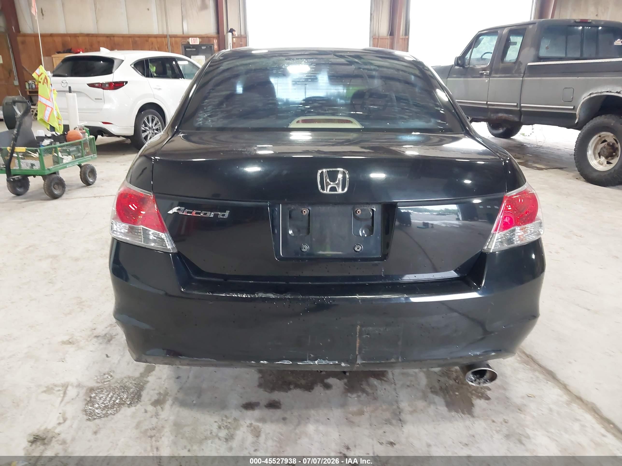 2009 Honda Accord 2.4 Lx-p Black vin: 1HGCP26489A047252