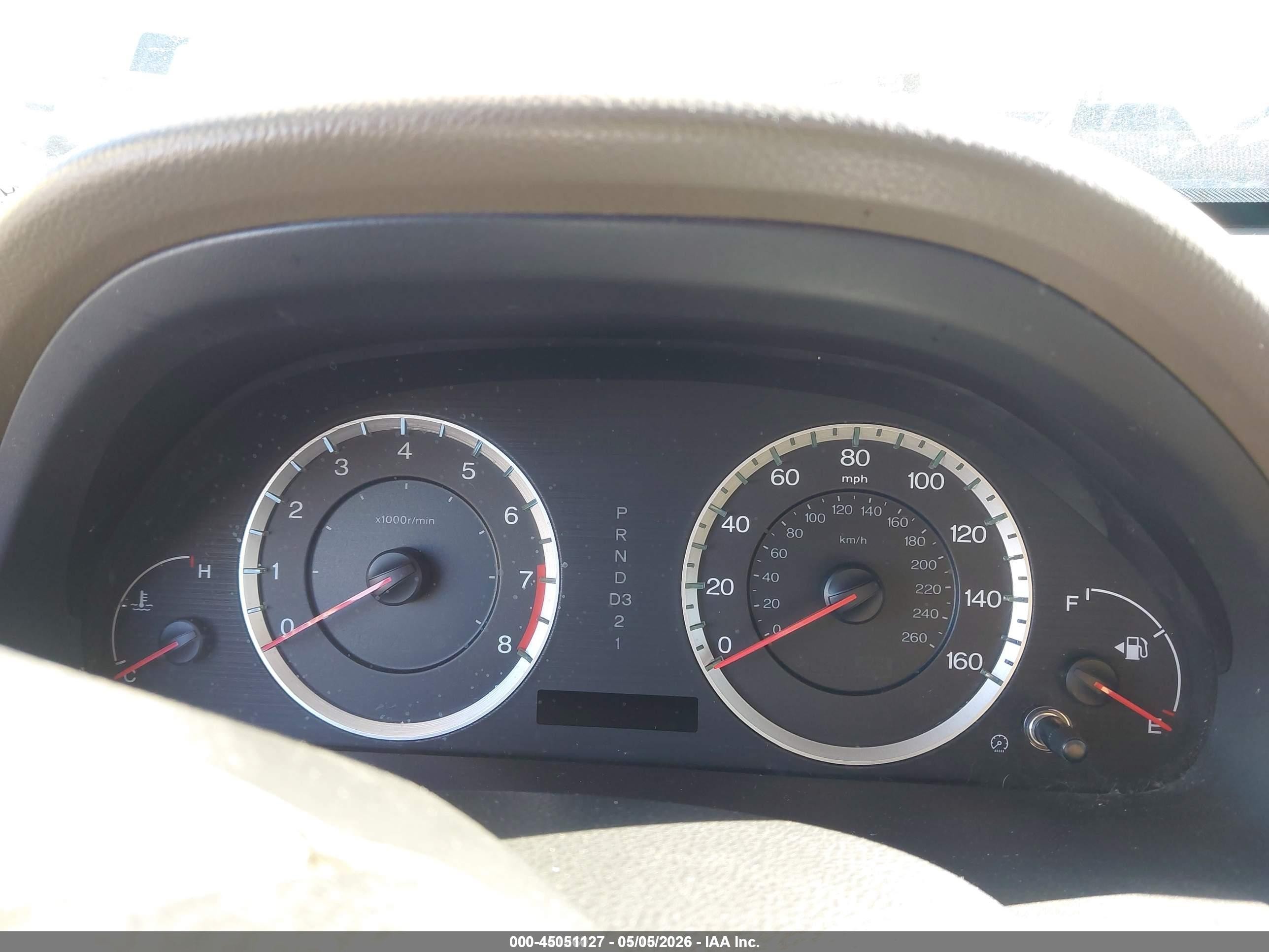 2008 Honda Accord 2.4 Lx-p White vin: 1HGCP26498A030846