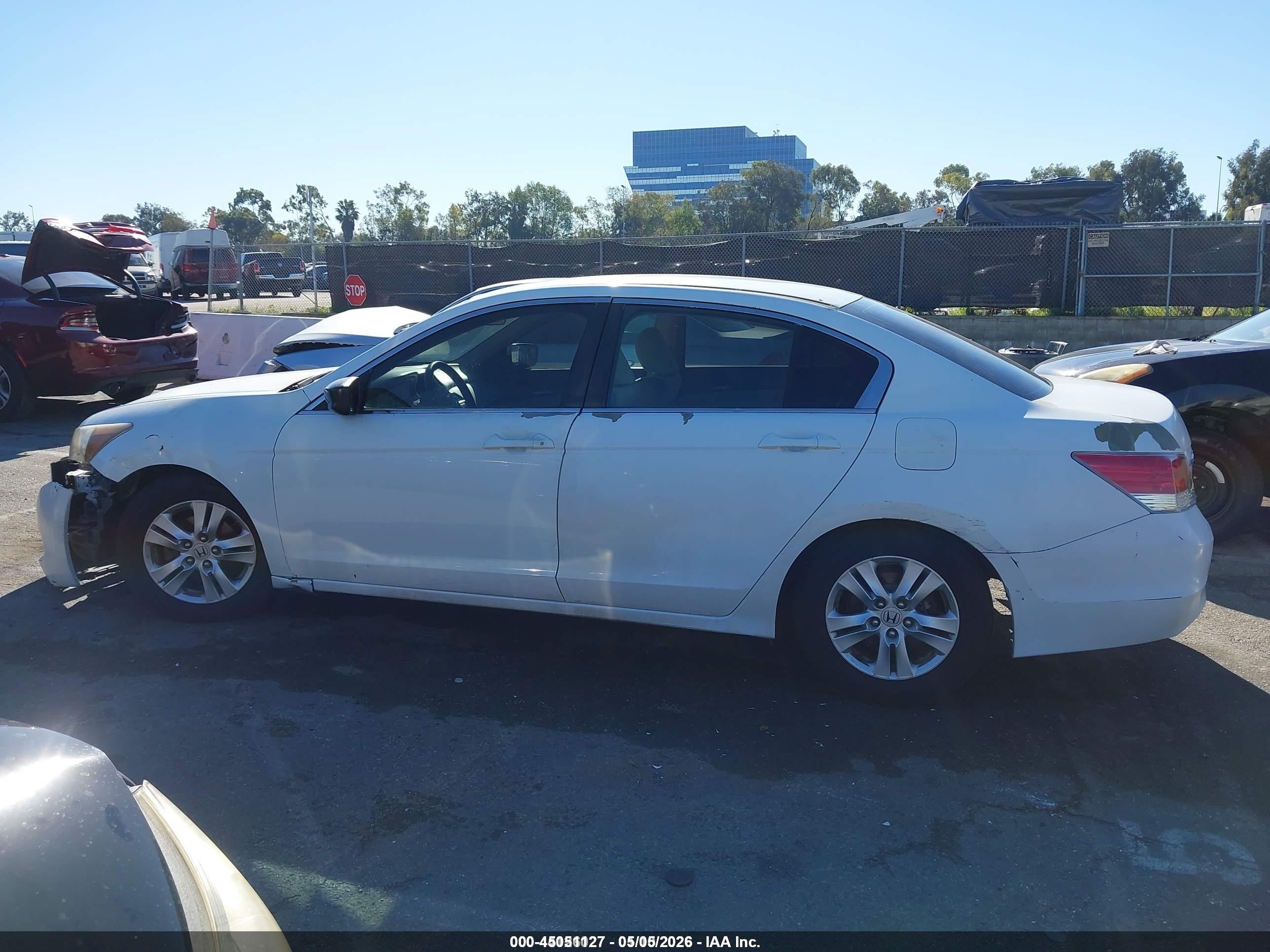 2008 Honda Accord 2.4 Lx-p White vin: 1HGCP26498A030846
