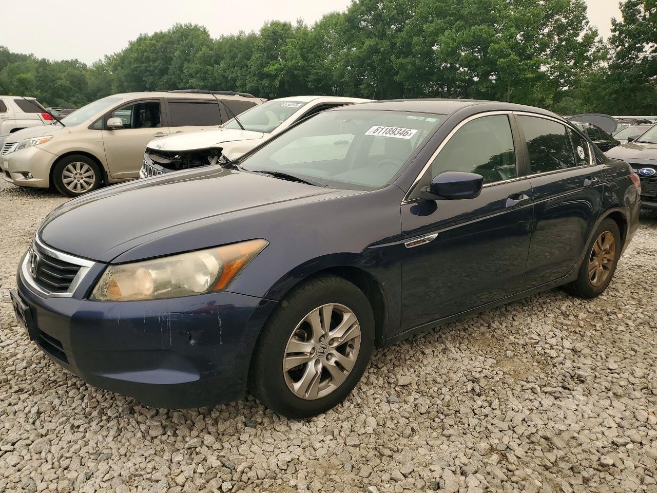 2009 Honda Accord Lxp Blue vin: 1HGCP26499A025325