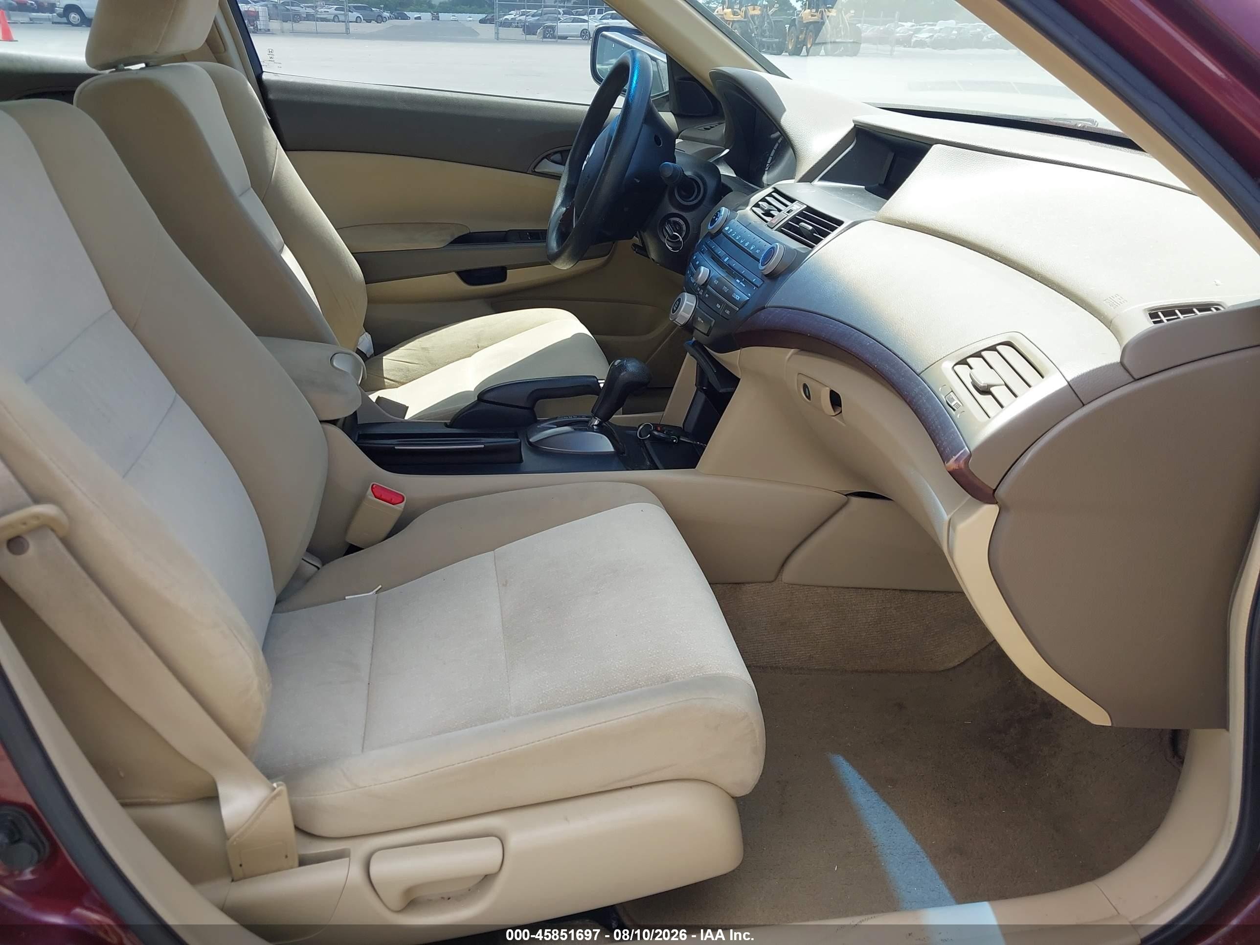 2009 Honda Accord 2.4 Lx-p Maroon vin: 1HGCP26499A070488