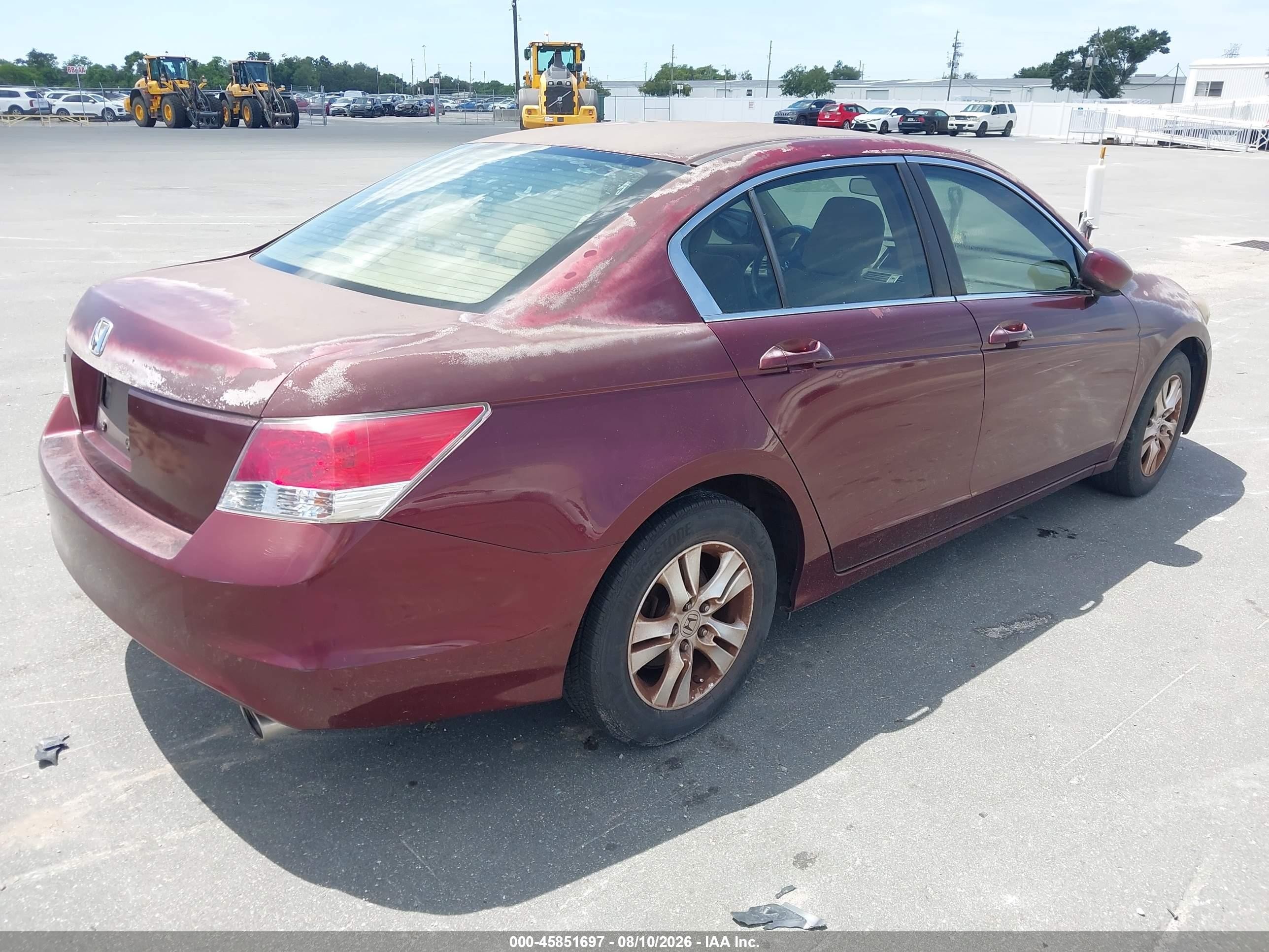2009 Honda Accord 2.4 Lx-p Maroon vin: 1HGCP26499A070488