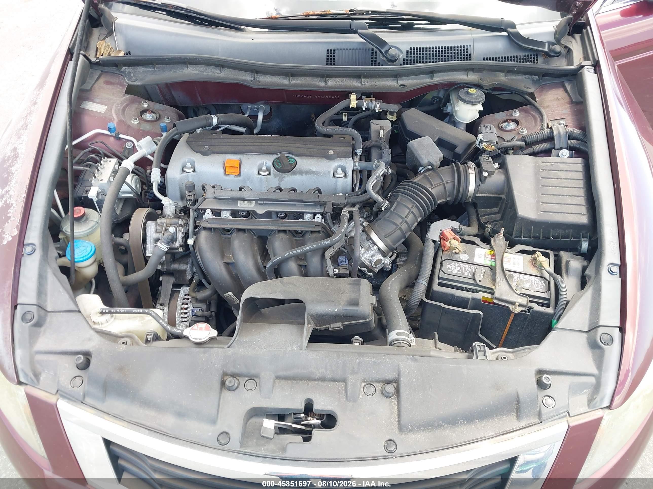 2009 Honda Accord 2.4 Lx-p Maroon vin: 1HGCP26499A070488