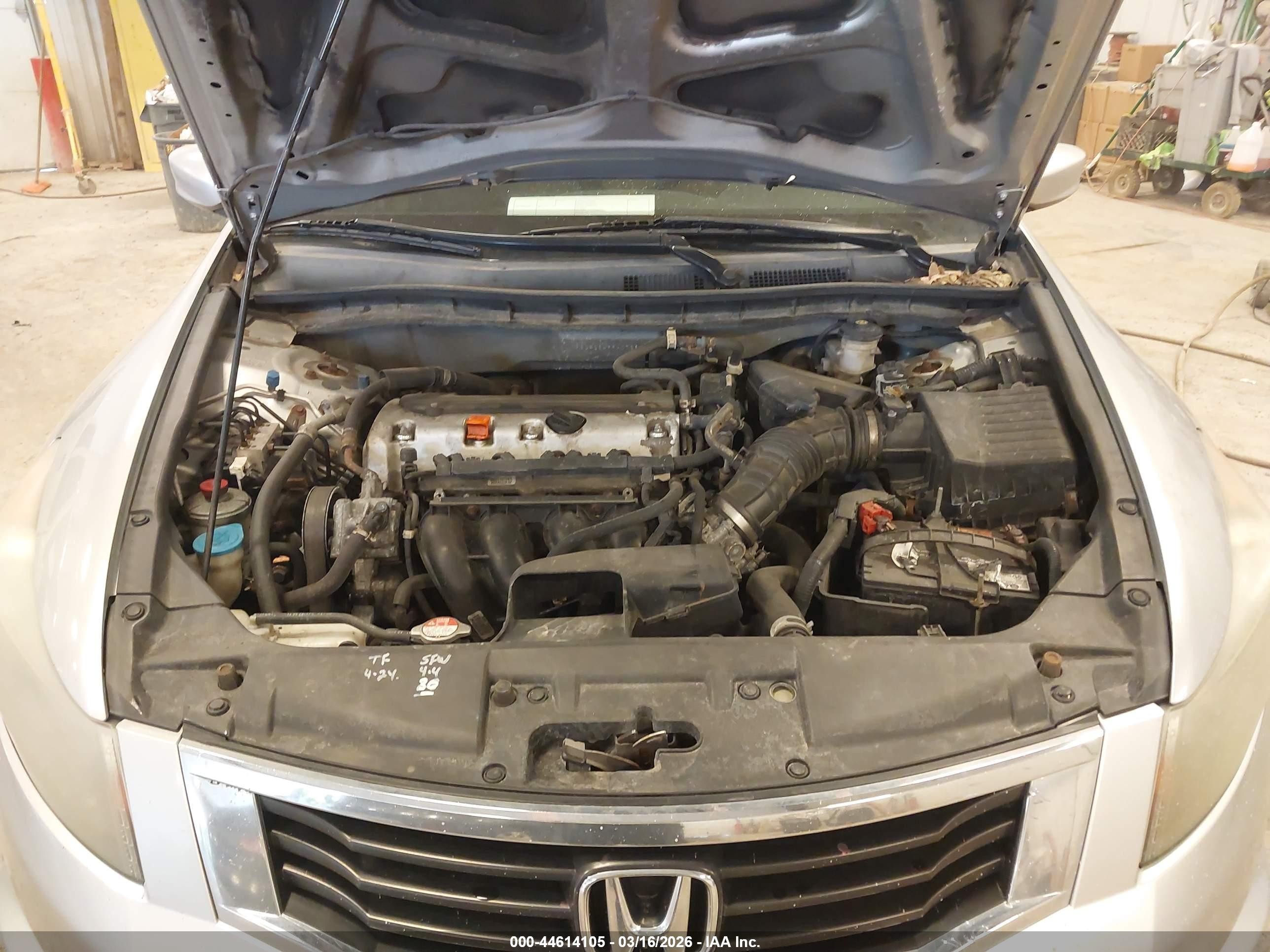 2009 Honda Accord 2.4 Lx-p Silver vin: 1HGCP26499A072905