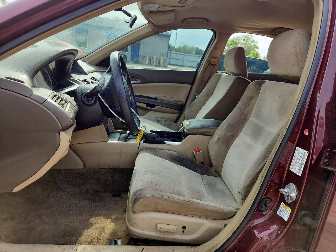 2009 Honda Accord Lxp Burgundy vin: 1HGCP26499A120080