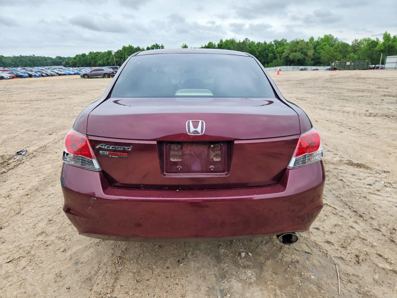 2009 Honda Accord Lxp Burgundy vin: 1HGCP26499A120080
