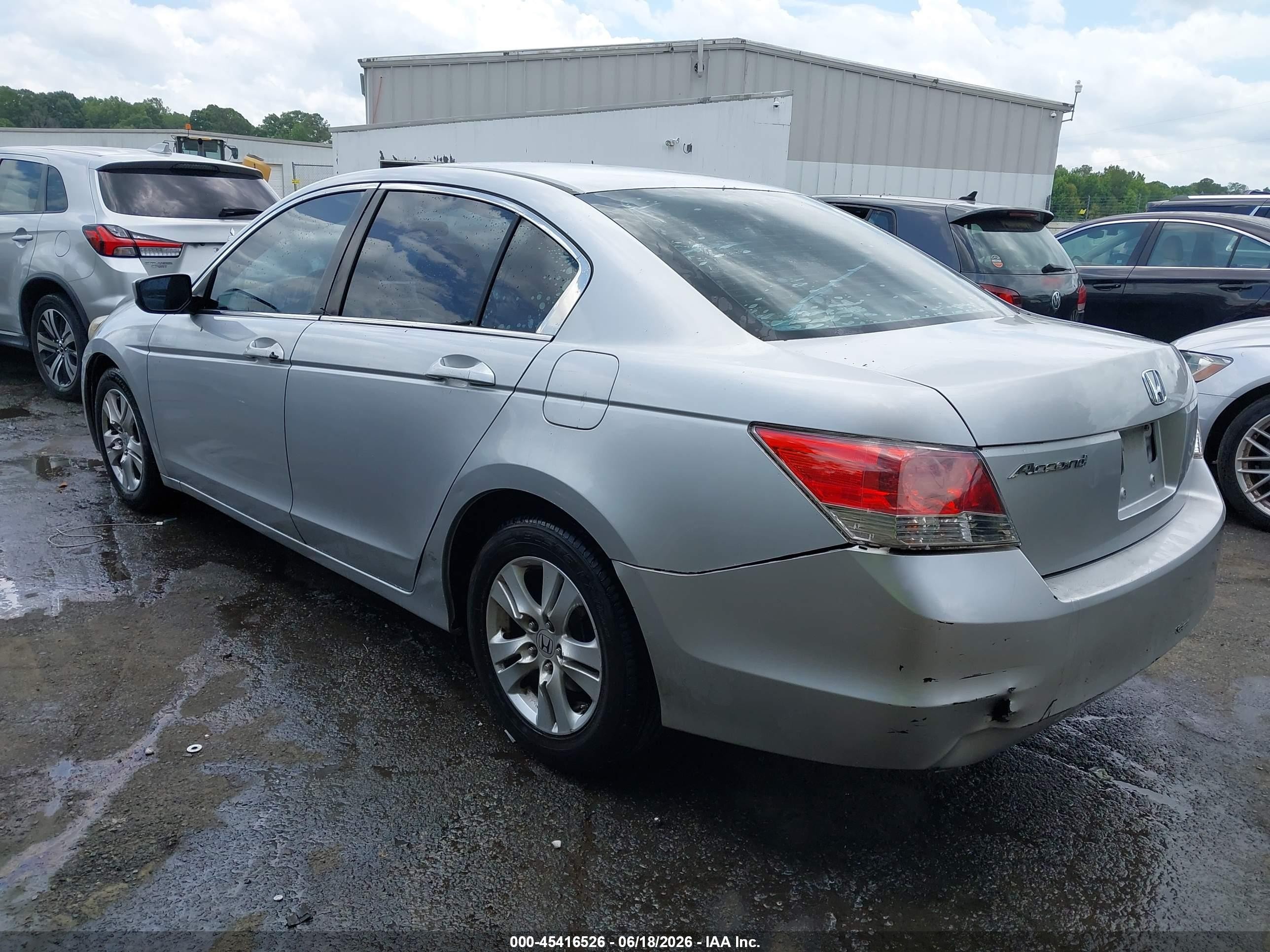 2009 Honda Accord 2.4 Lx-p Silver vin: 1HGCP26499A126185