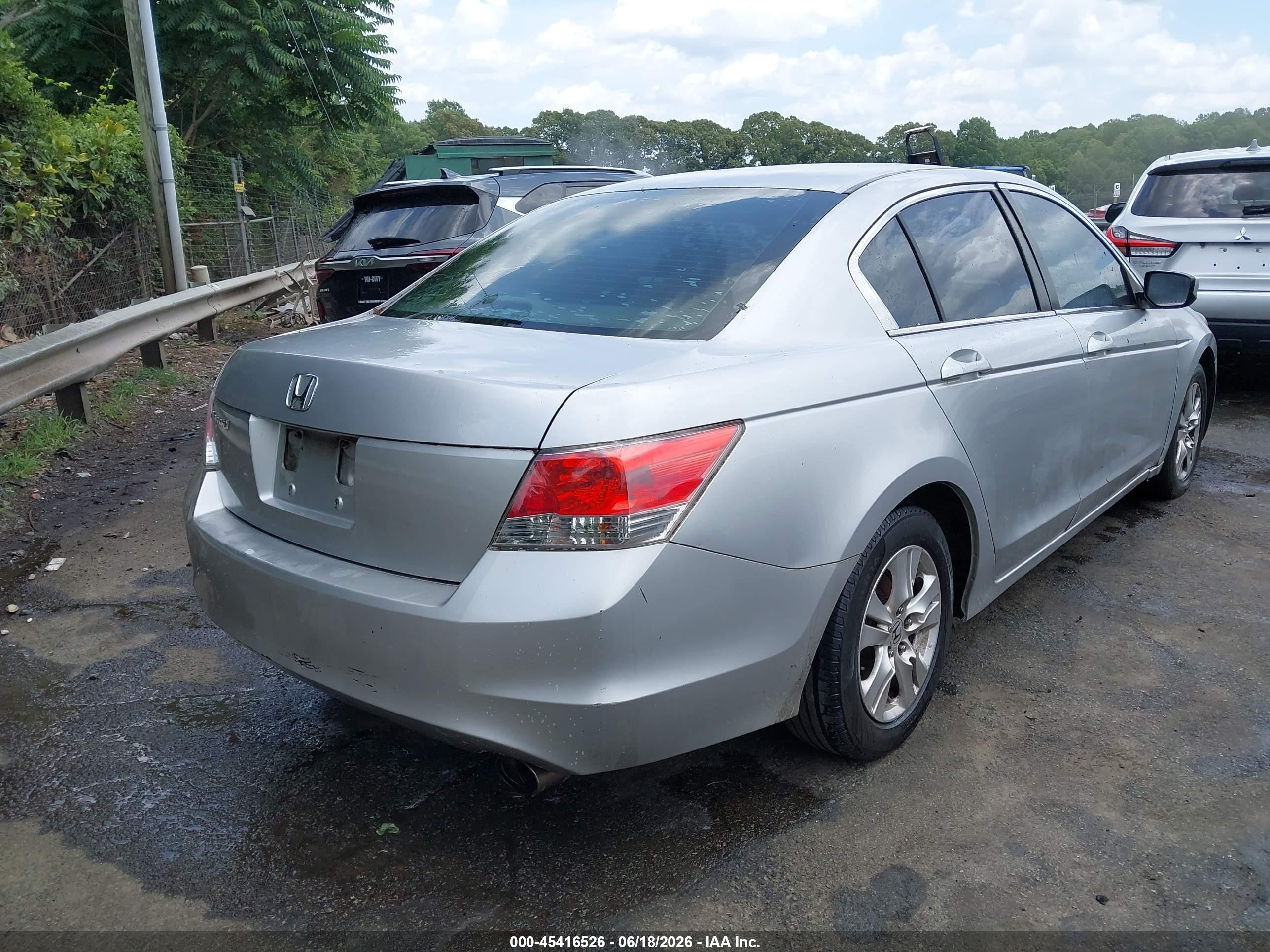 2009 Honda Accord 2.4 Lx-p Silver vin: 1HGCP26499A126185