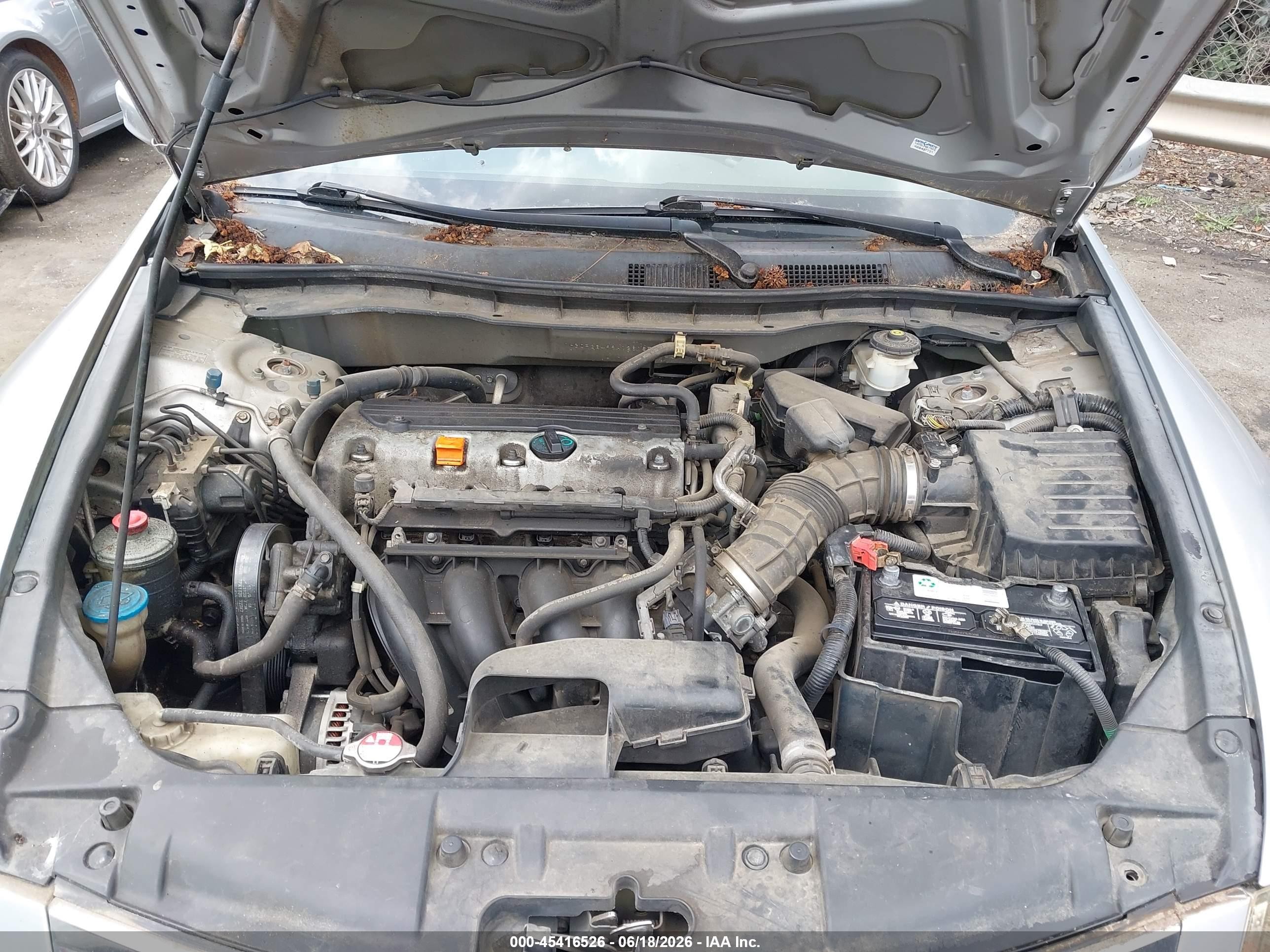 2009 Honda Accord 2.4 Lx-p Silver vin: 1HGCP26499A126185