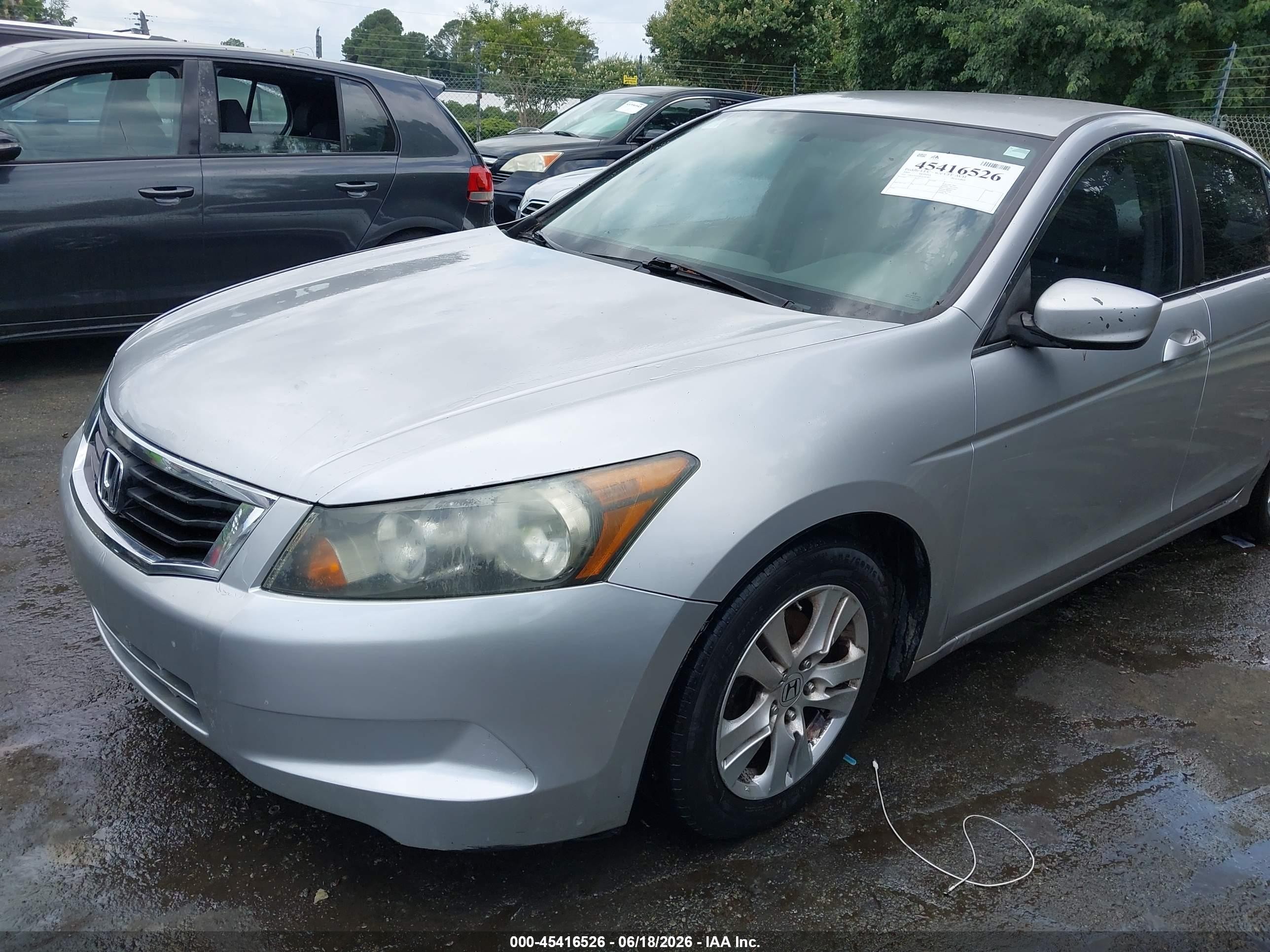 2009 Honda Accord 2.4 Lx-p Silver vin: 1HGCP26499A126185