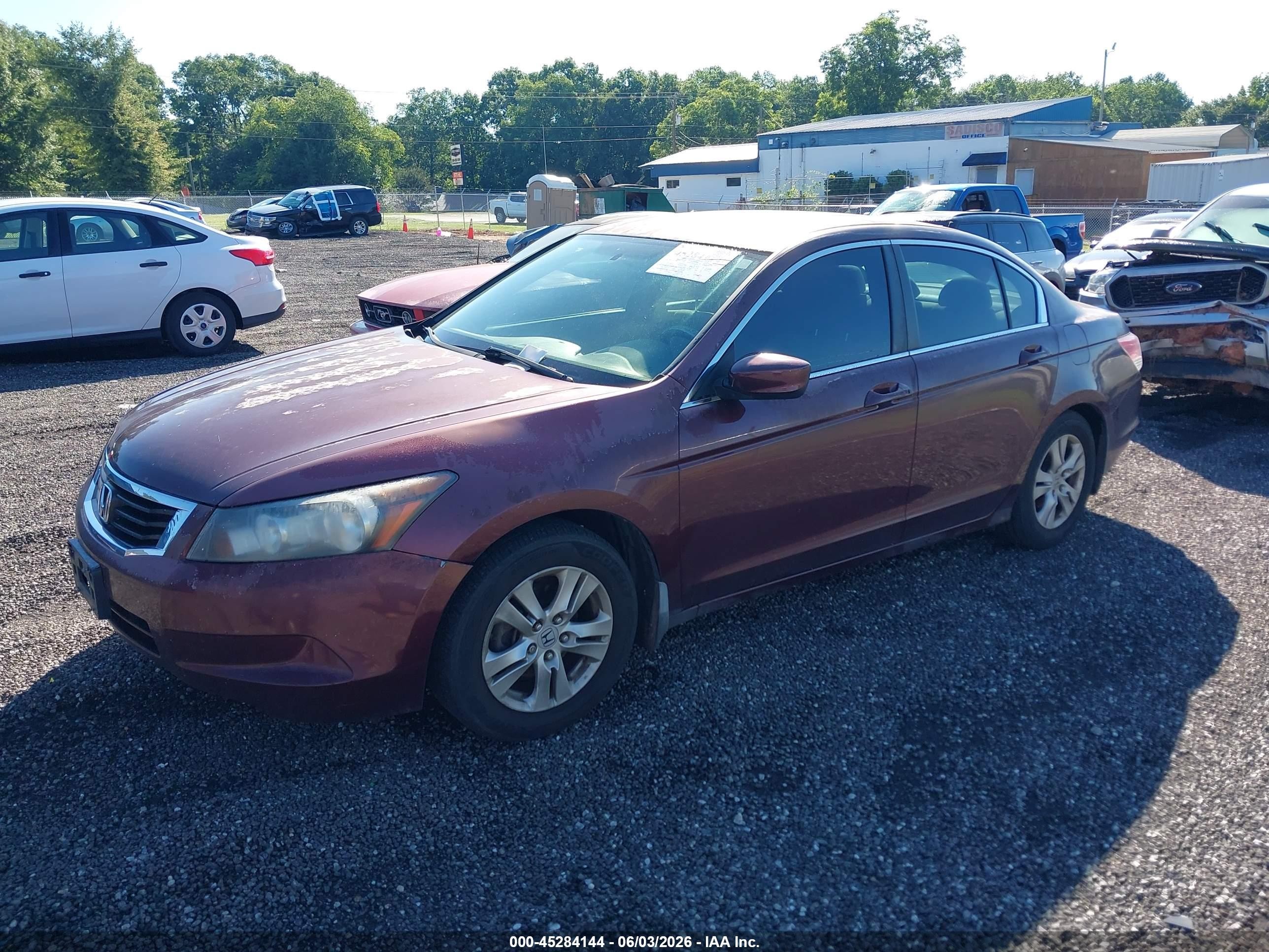 2009 Honda Accord 2.4 Lx-p Burgundy vin: 1HGCP26499A139423