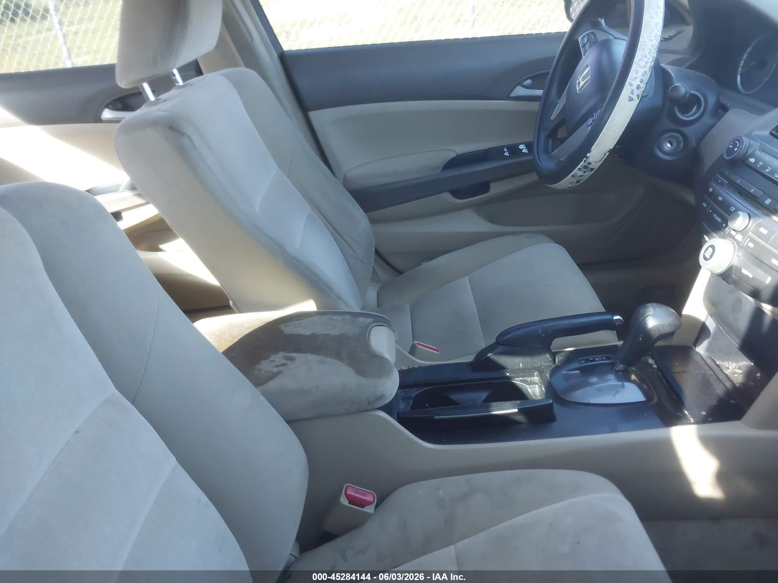 2009 Honda Accord 2.4 Lx-p Burgundy vin: 1HGCP26499A139423