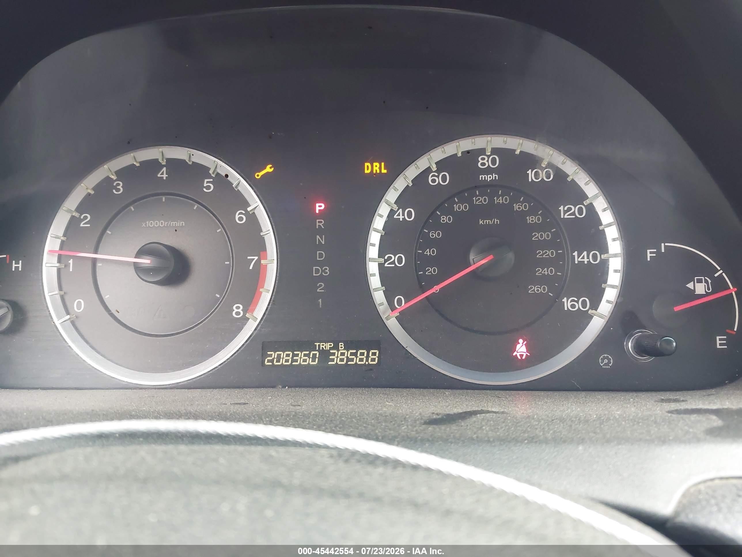 2009 Honda Accord 2.4 Lx-p Gray vin: 1HGCP26499A146470