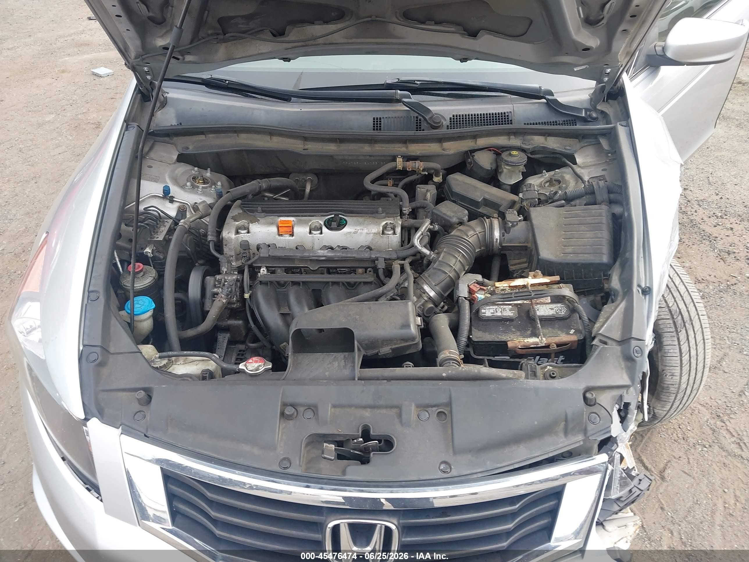 2008 Honda Accord 2.4 Lx-p Silver vin: 1HGCP264X8A033139