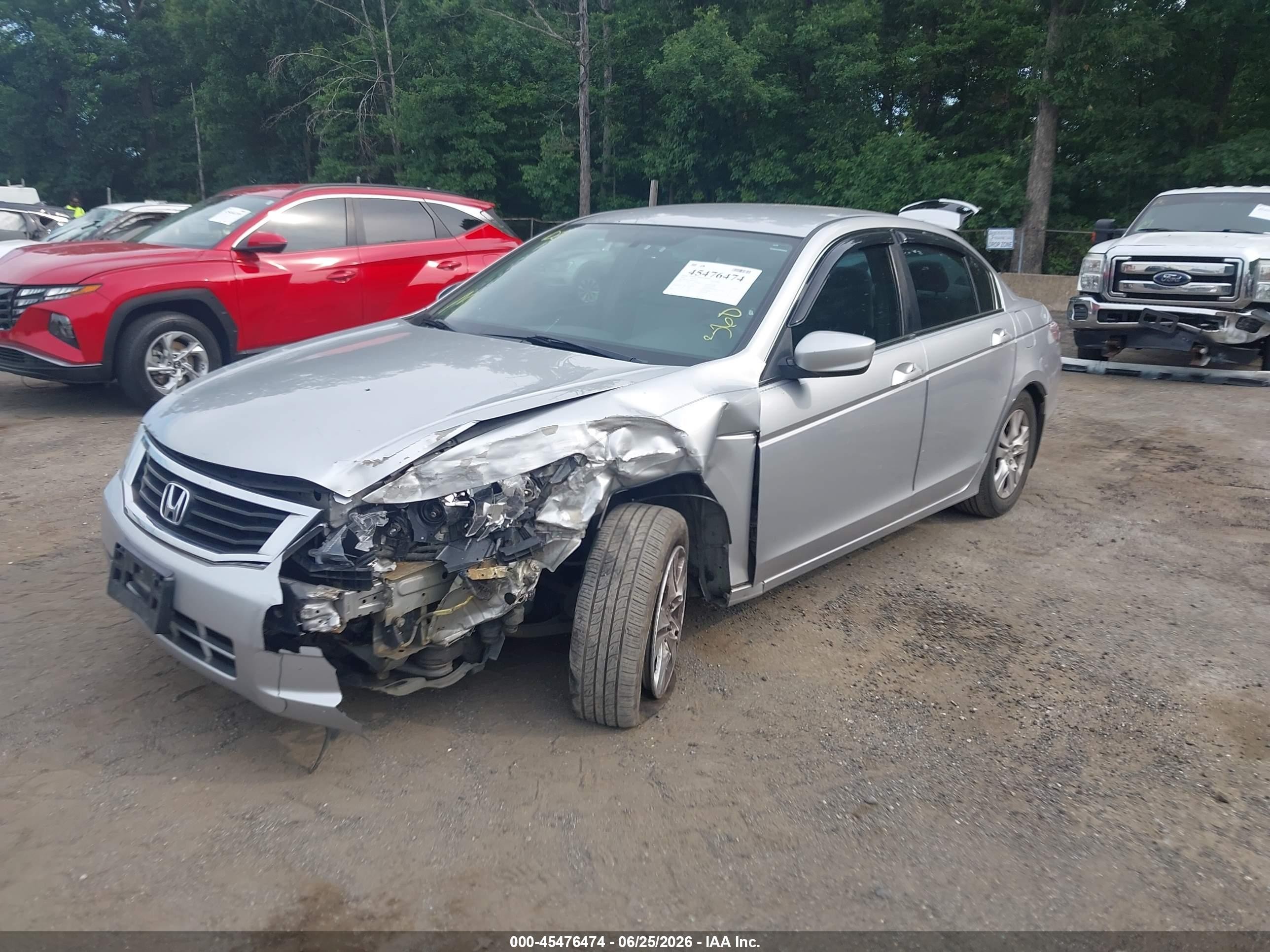 2008 Honda Accord 2.4 Lx-p Silver vin: 1HGCP264X8A033139
