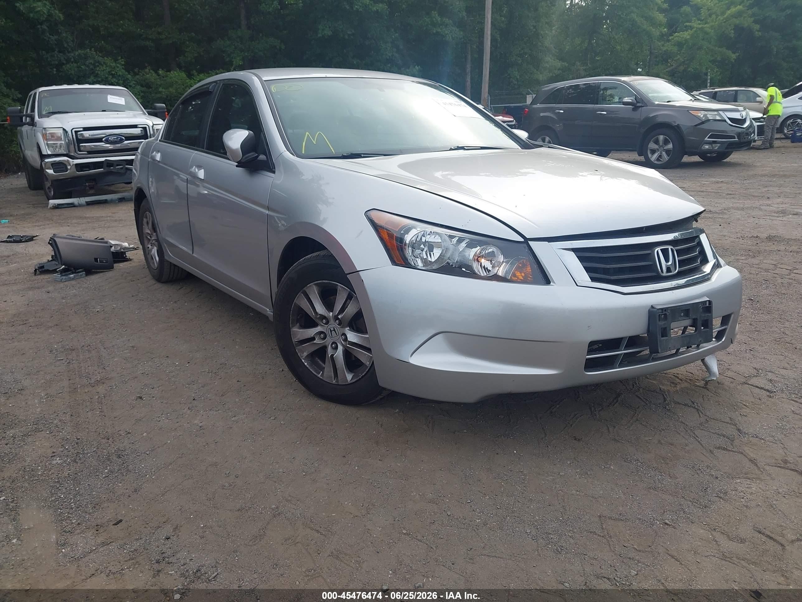 2008 Honda Accord 2.4 Lx-p Silver vin: 1HGCP264X8A033139