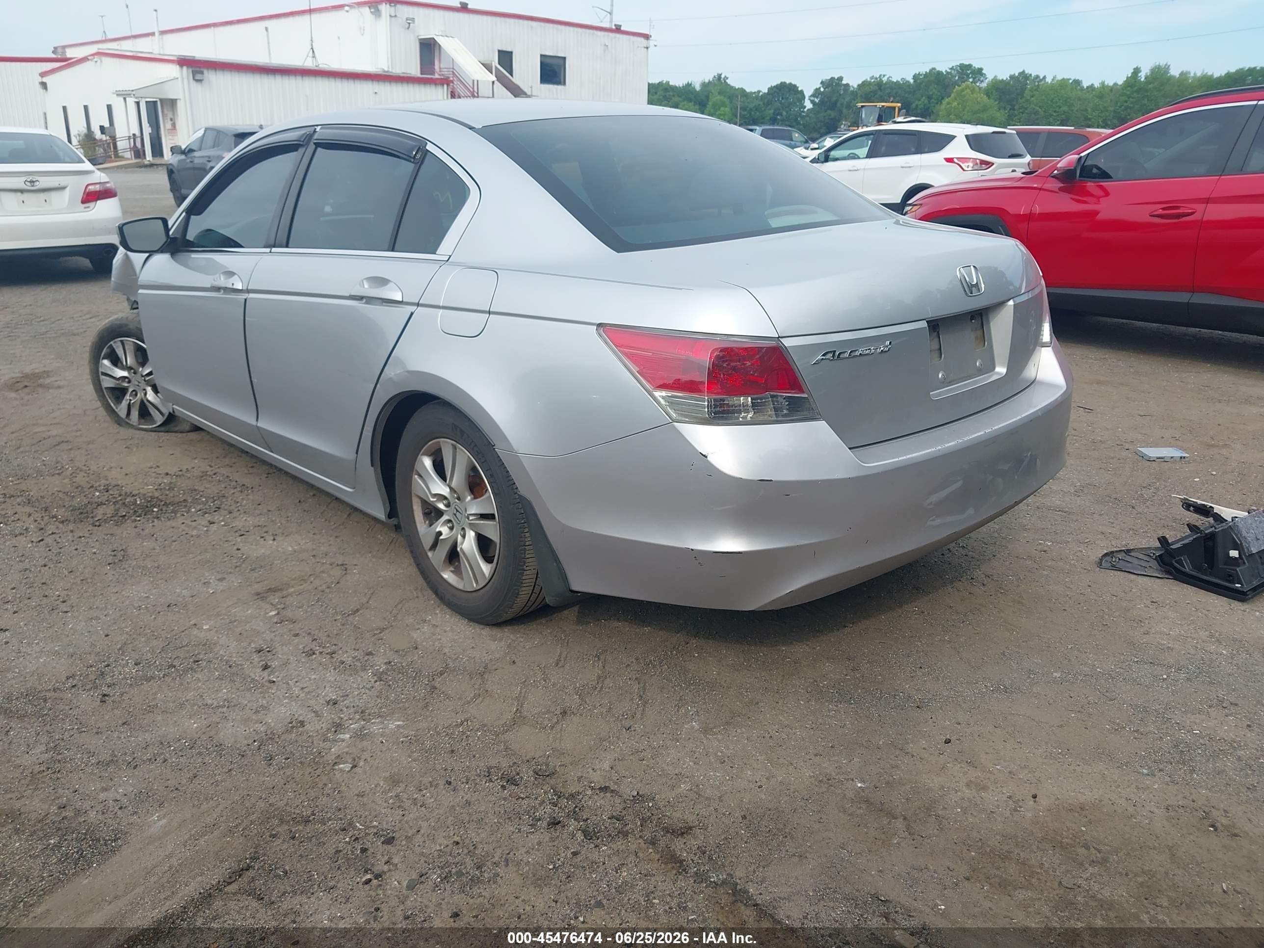 2008 Honda Accord 2.4 Lx-p Silver vin: 1HGCP264X8A033139