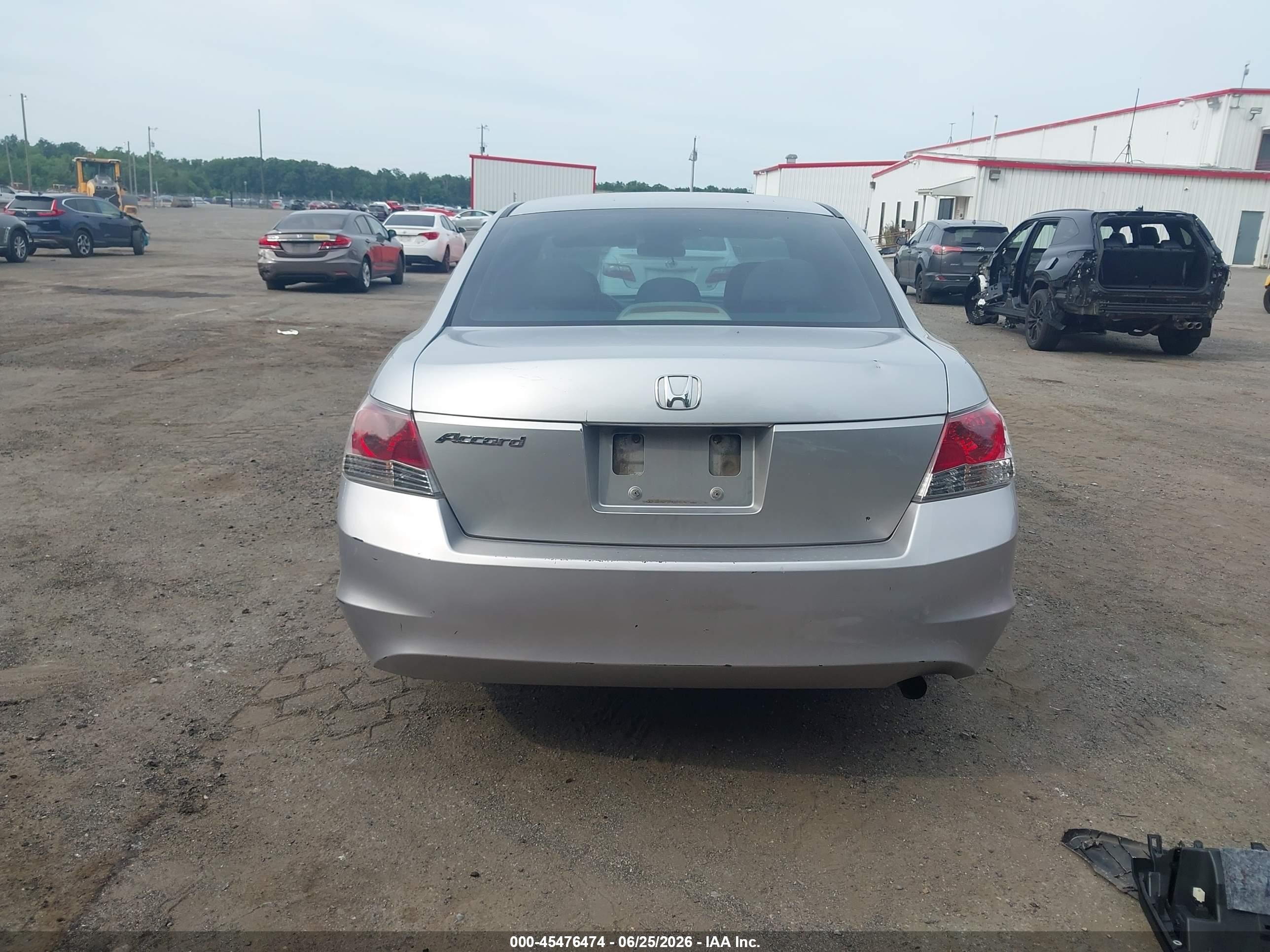 2008 Honda Accord 2.4 Lx-p Silver vin: 1HGCP264X8A033139