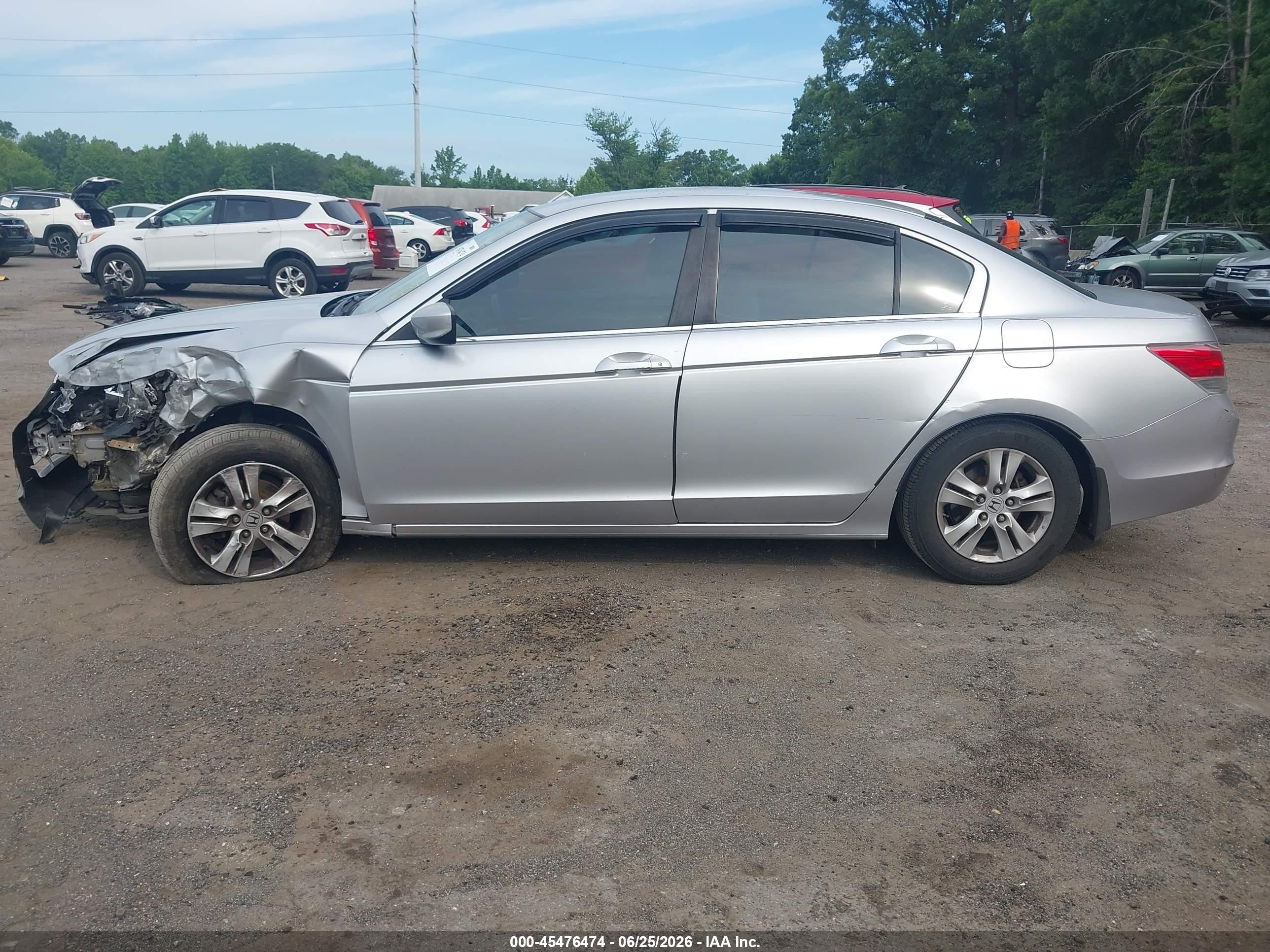 2008 Honda Accord 2.4 Lx-p Silver vin: 1HGCP264X8A033139