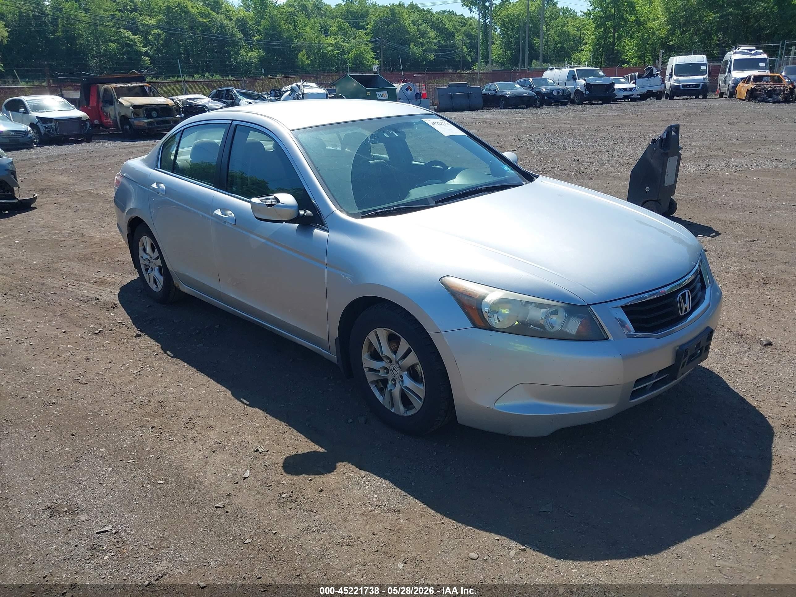 2008 Honda Accord 2.4 Lx-p Silver vin: 1HGCP264X8A039037