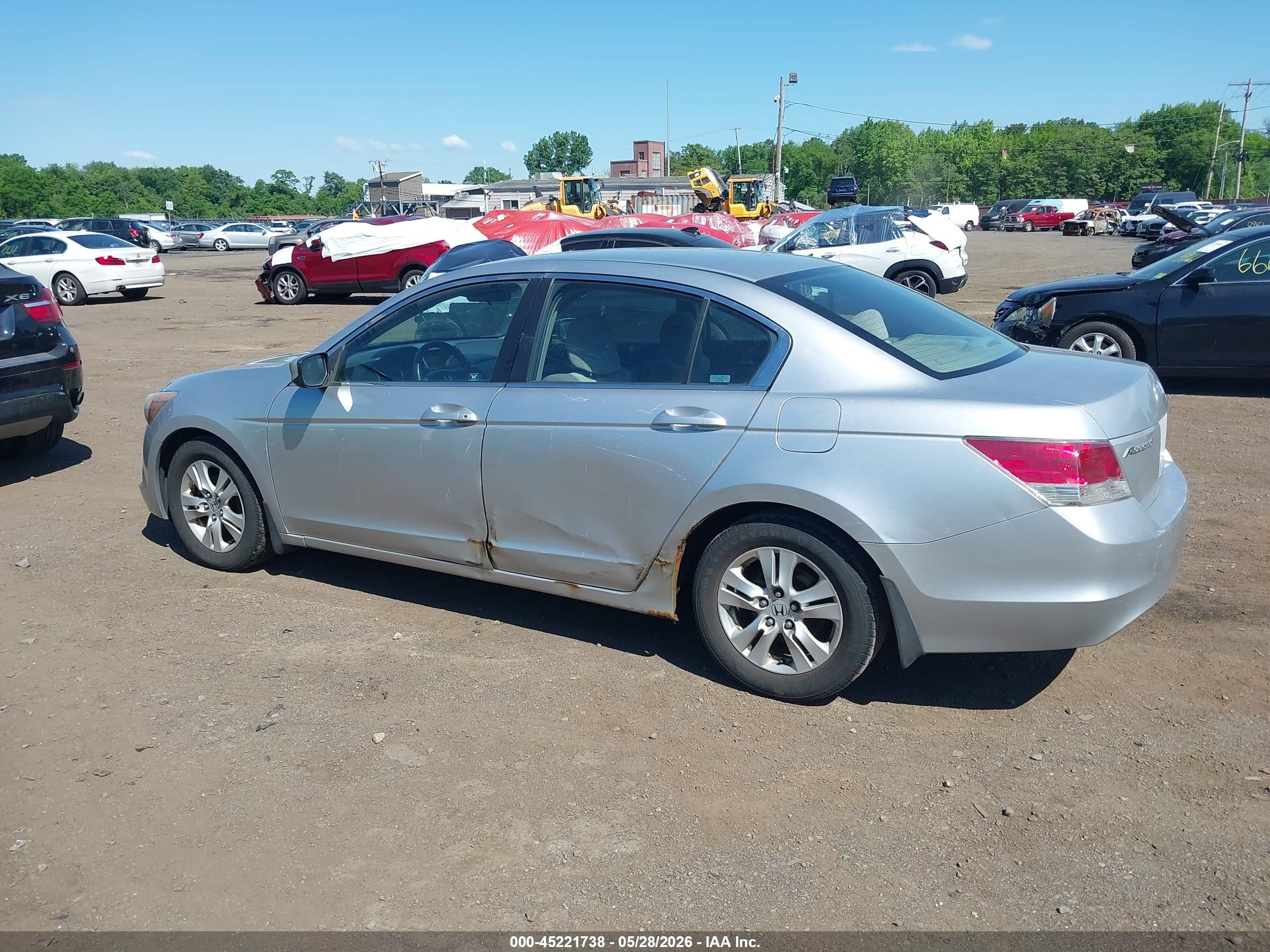 2008 Honda Accord 2.4 Lx-p Silver vin: 1HGCP264X8A039037