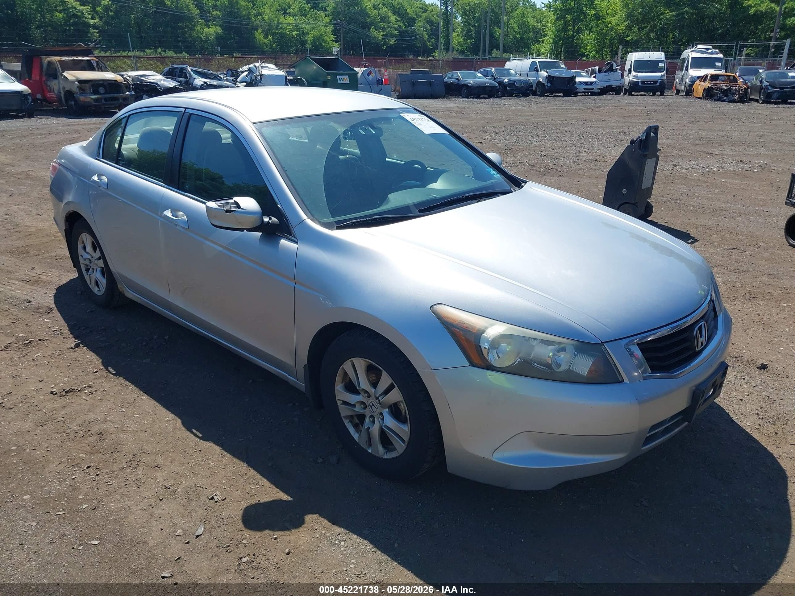 2008 Honda Accord 2.4 Lx-p Silver vin: 1HGCP264X8A039037