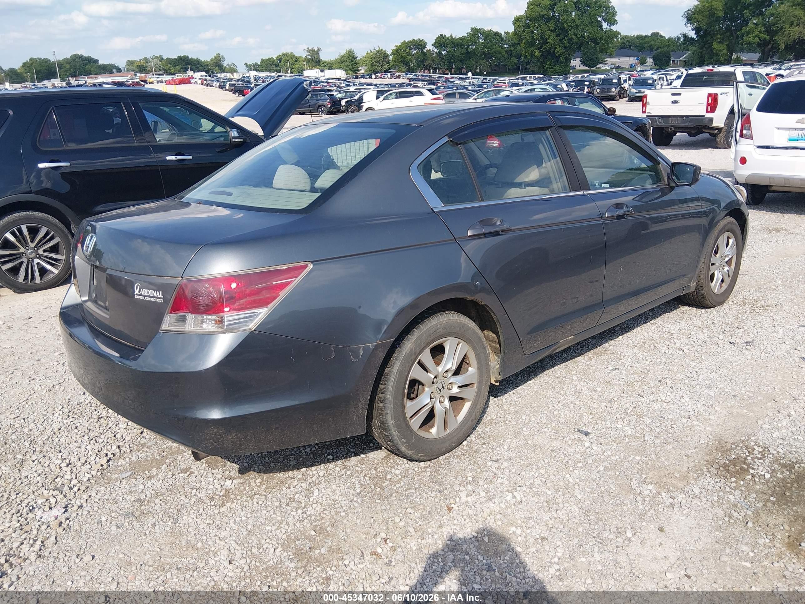 2008 Honda Accord 2.4 Lx-p Blue vin: 1HGCP264X8A059160