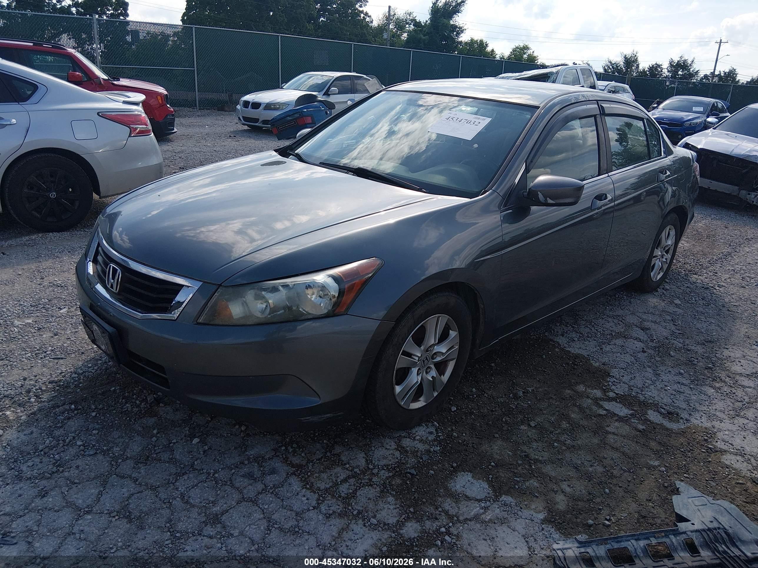 2008 Honda Accord 2.4 Lx-p Blue vin: 1HGCP264X8A059160