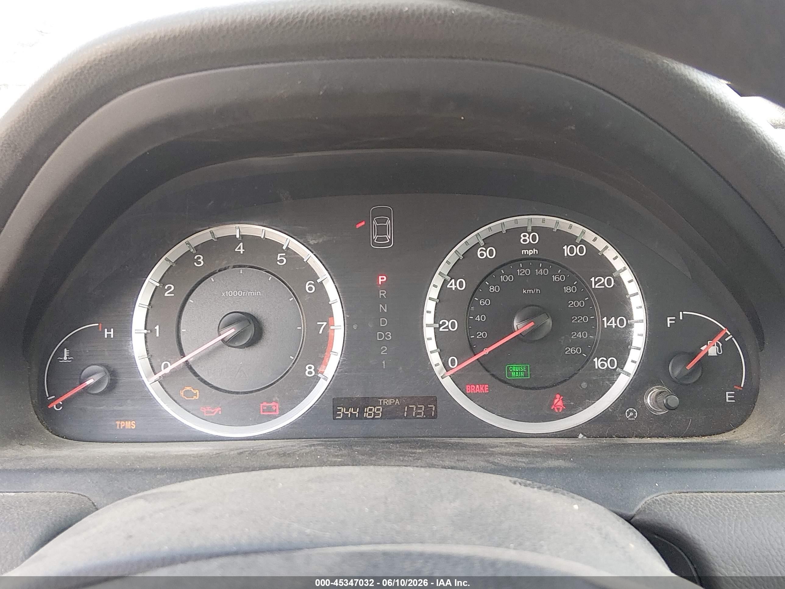 2008 Honda Accord 2.4 Lx-p Blue vin: 1HGCP264X8A059160