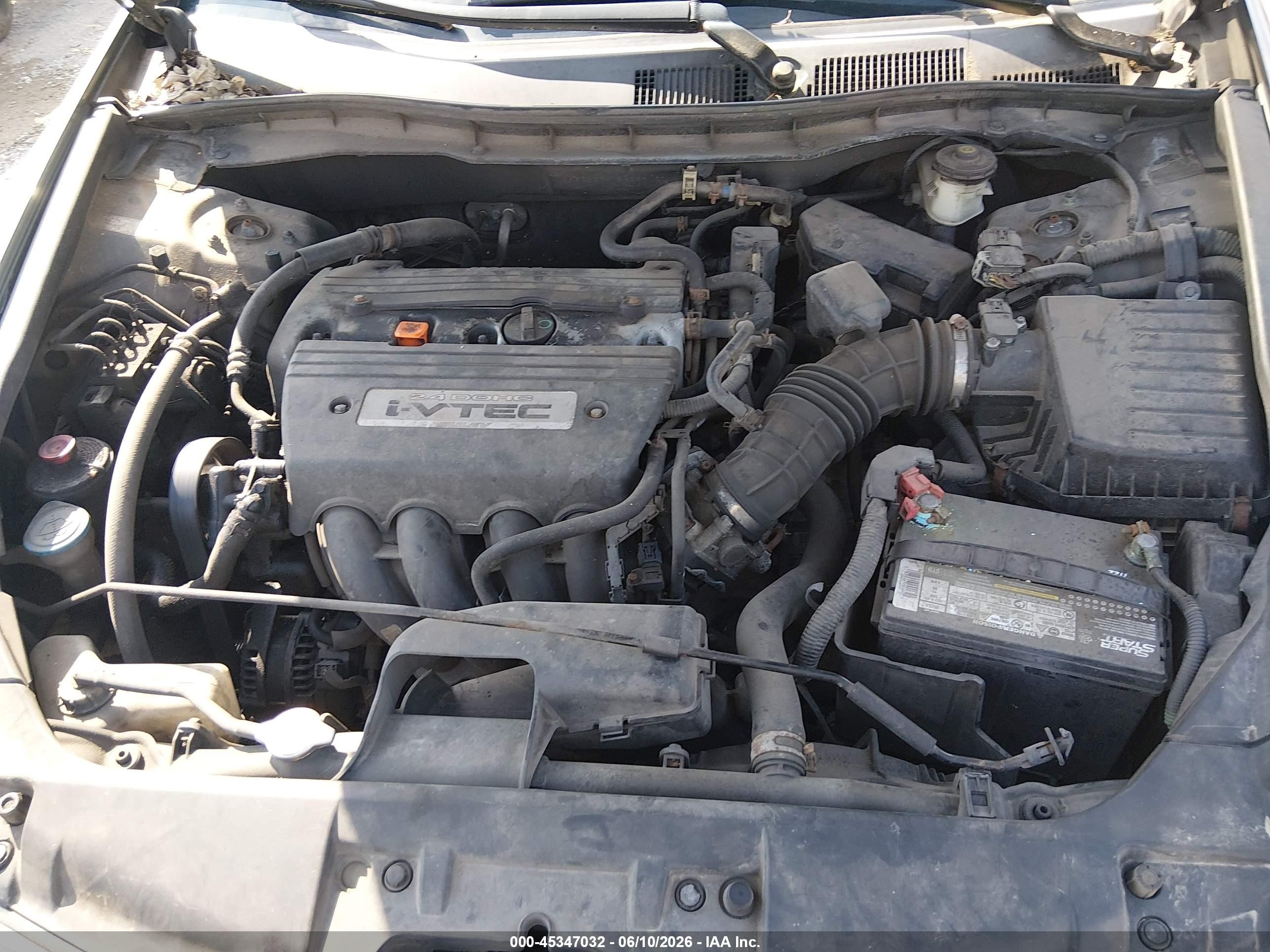 2008 Honda Accord 2.4 Lx-p Blue vin: 1HGCP264X8A059160