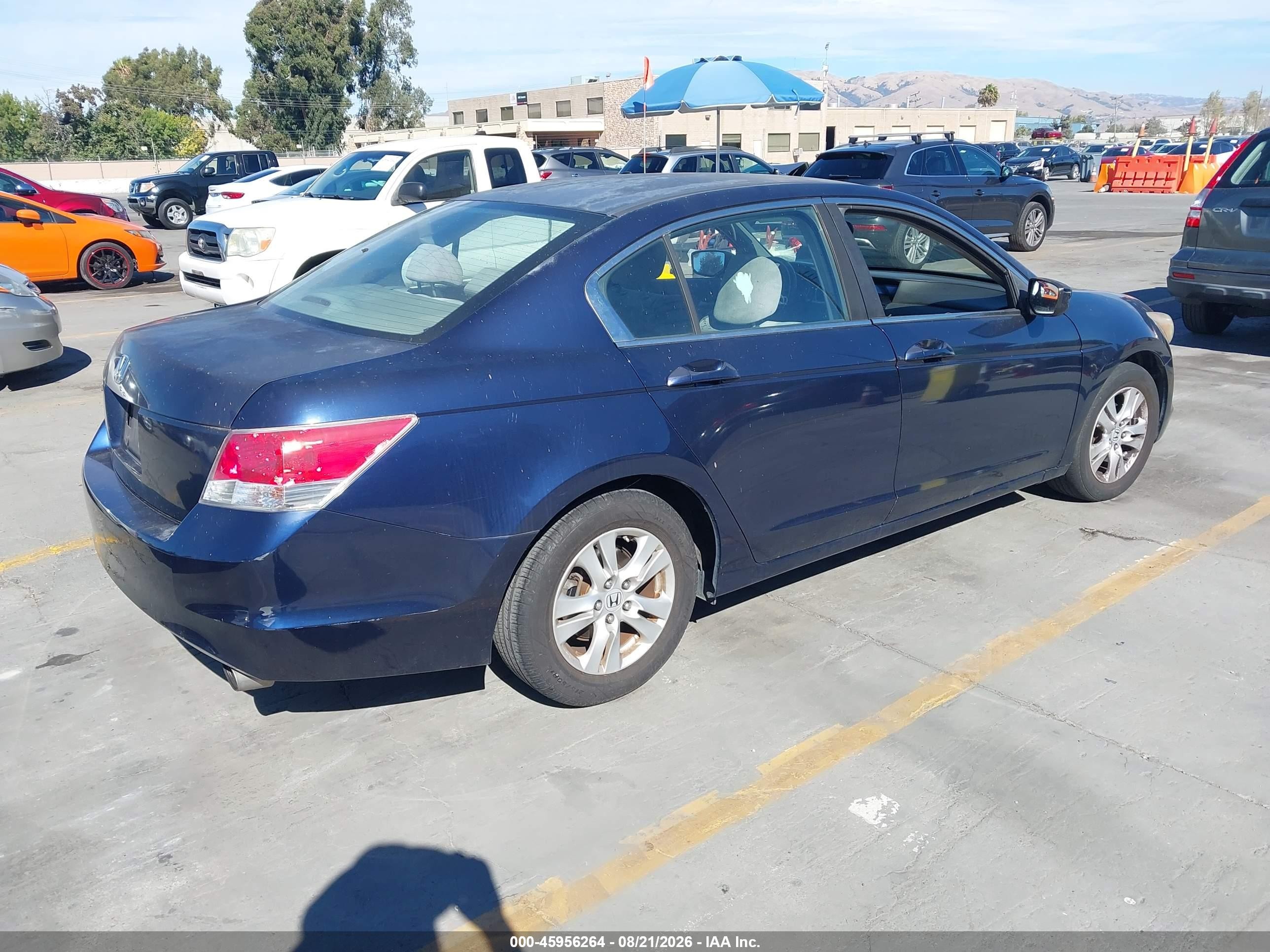 2008 Honda Accord 2.4 Lx-p Blue vin: 1HGCP264X8A096712
