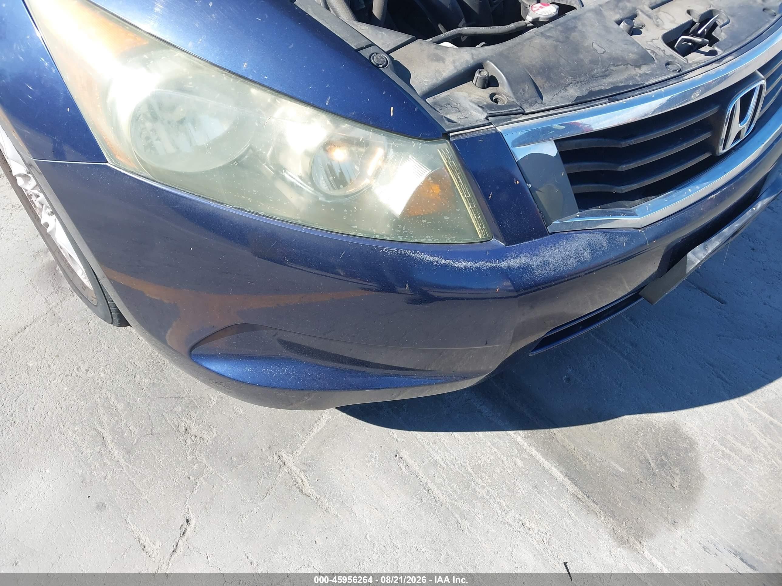 2008 Honda Accord 2.4 Lx-p Blue vin: 1HGCP264X8A096712