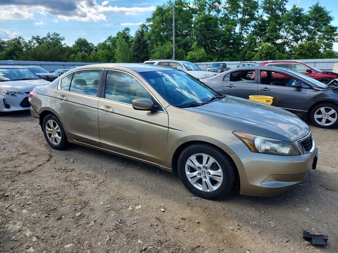 2009 Honda Accord Lxp Beige vin: 1HGCP264X9A010204
