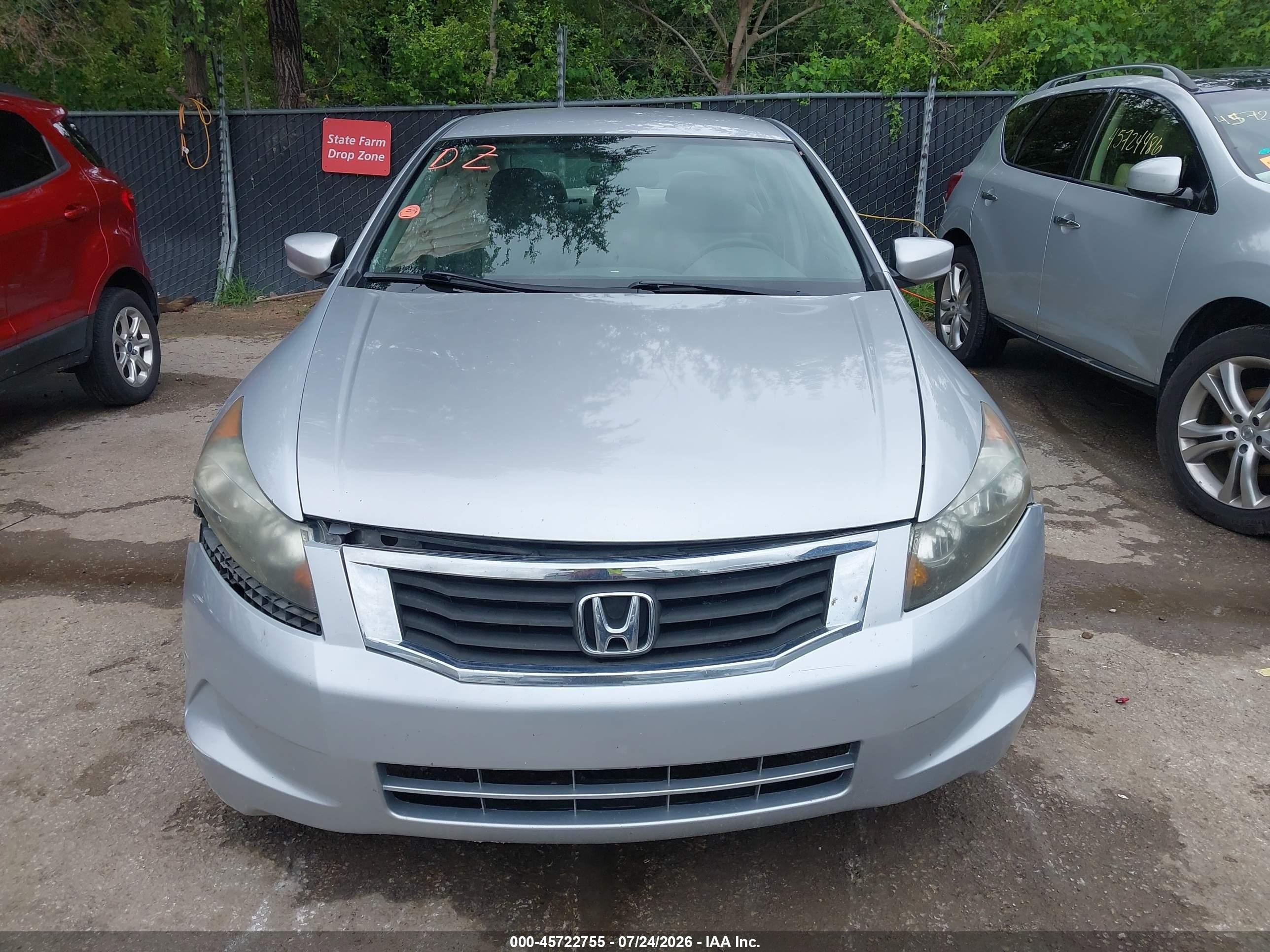 2009 Honda Accord 2.4 Lx-p Silver vin: 1HGCP264X9A023275