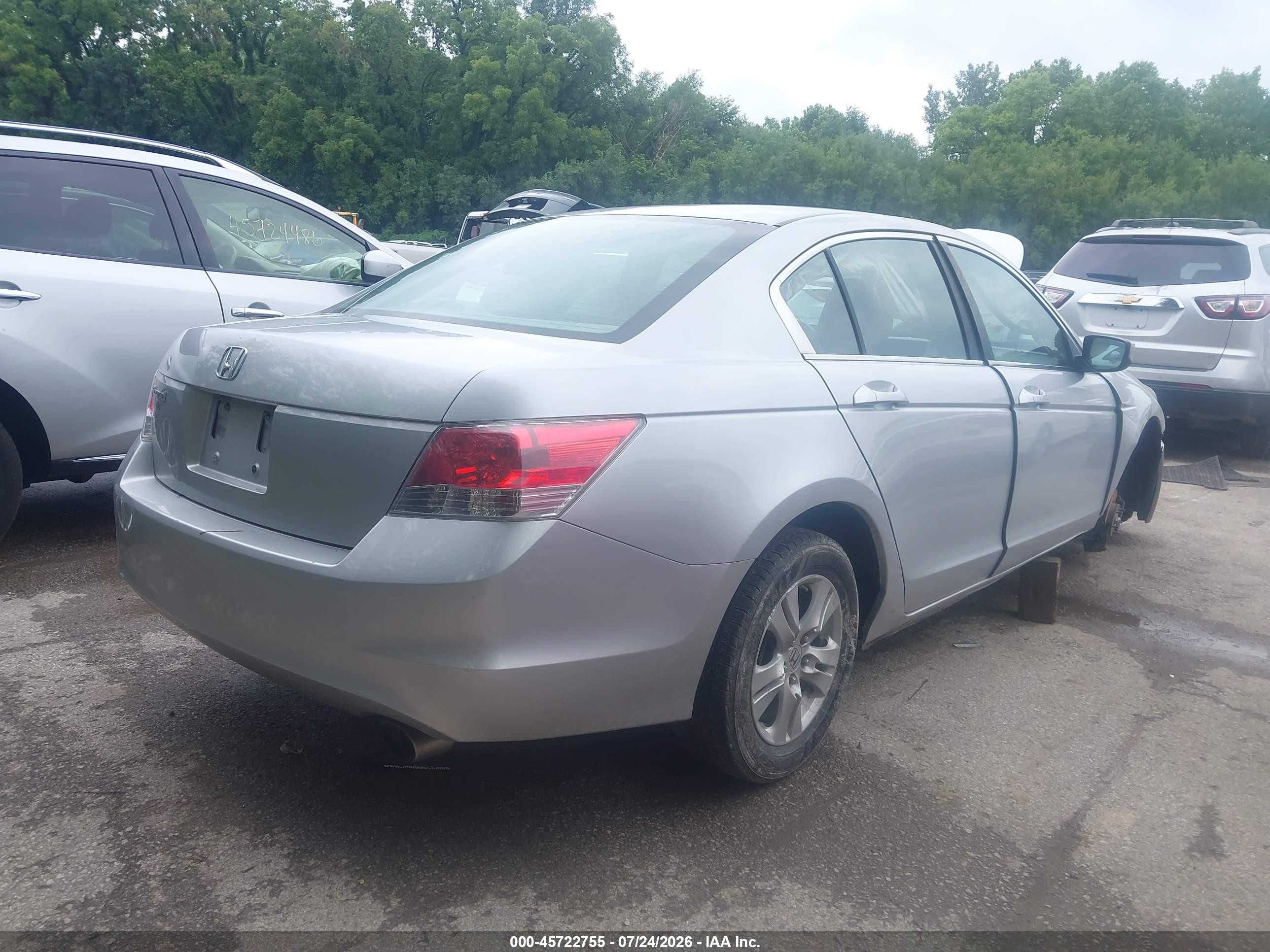 2009 Honda Accord 2.4 Lx-p Silver vin: 1HGCP264X9A023275