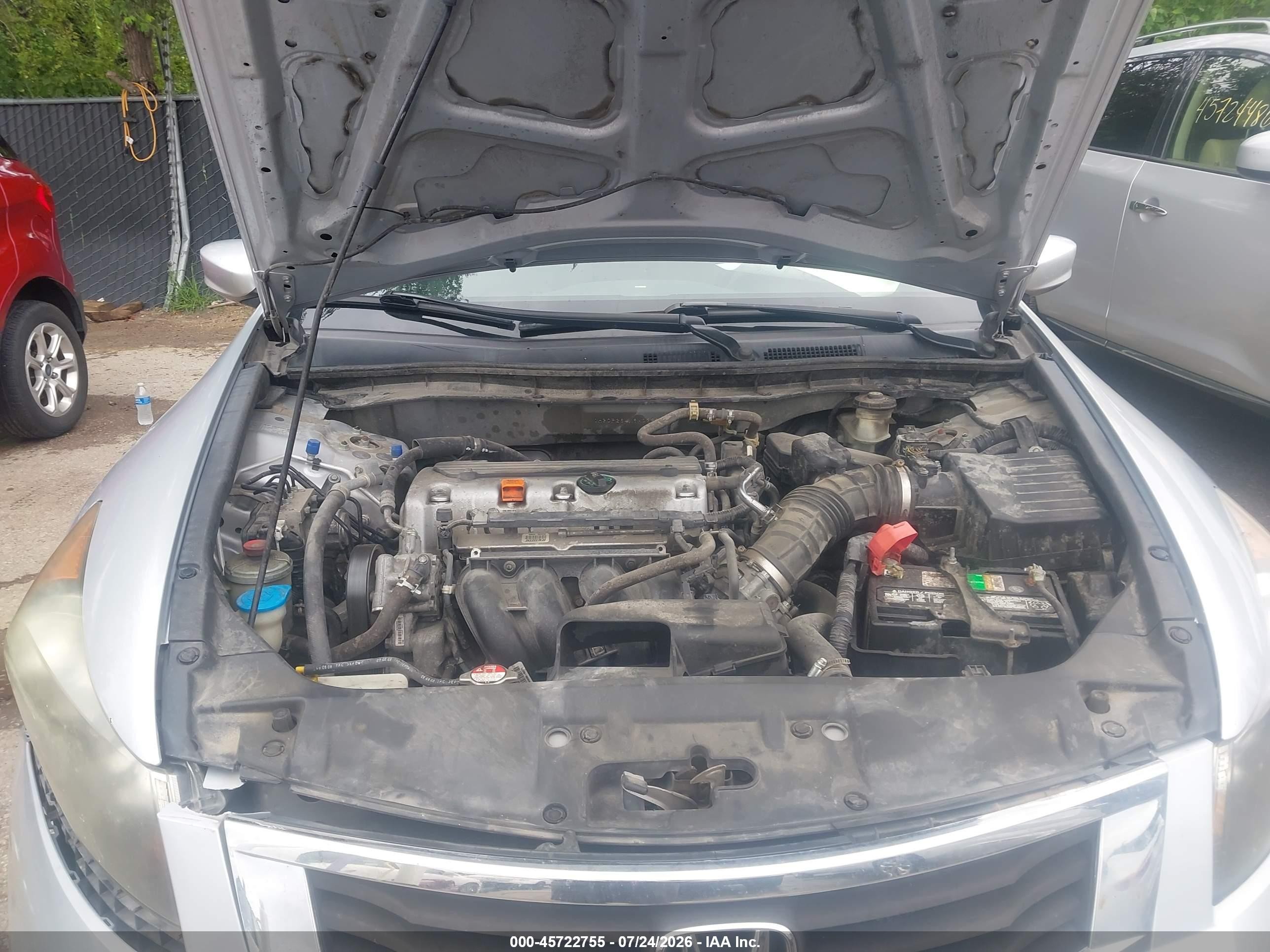 2009 Honda Accord 2.4 Lx-p Silver vin: 1HGCP264X9A023275