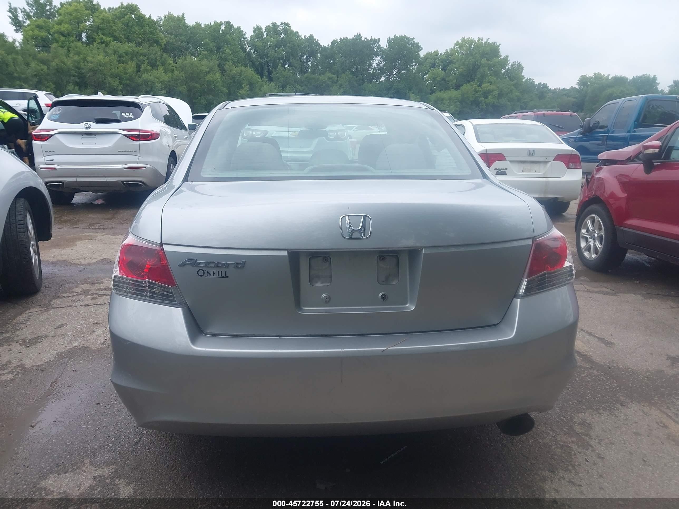 2009 Honda Accord 2.4 Lx-p Silver vin: 1HGCP264X9A023275