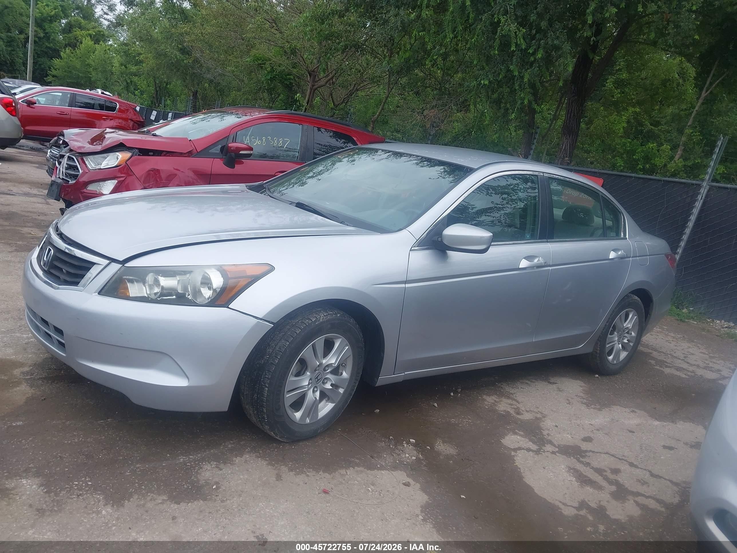 2009 Honda Accord 2.4 Lx-p Silver vin: 1HGCP264X9A023275