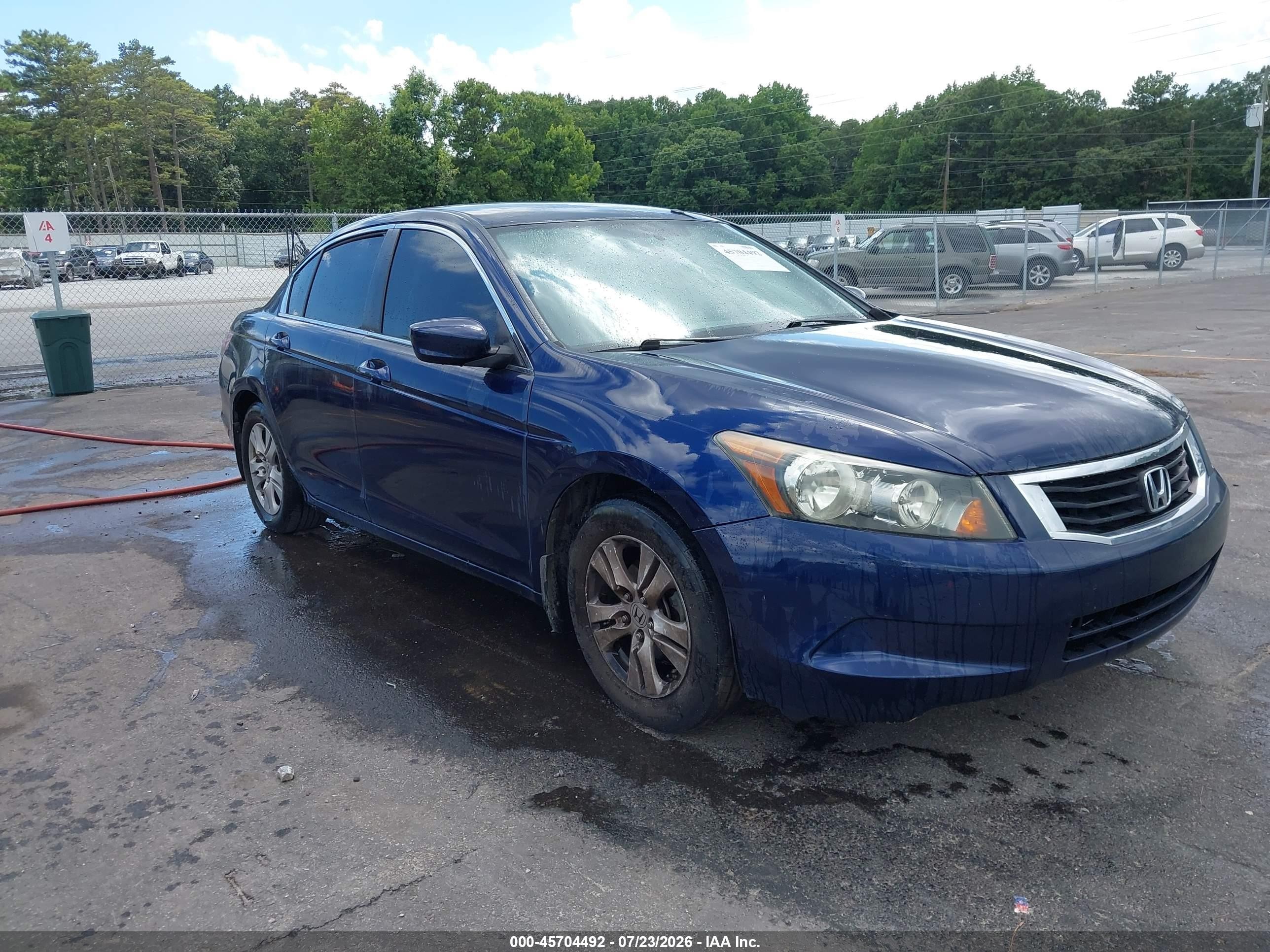 2009 Honda Accord 2.4 Lx-p Dark Blue vin: 1HGCP264X9A039525