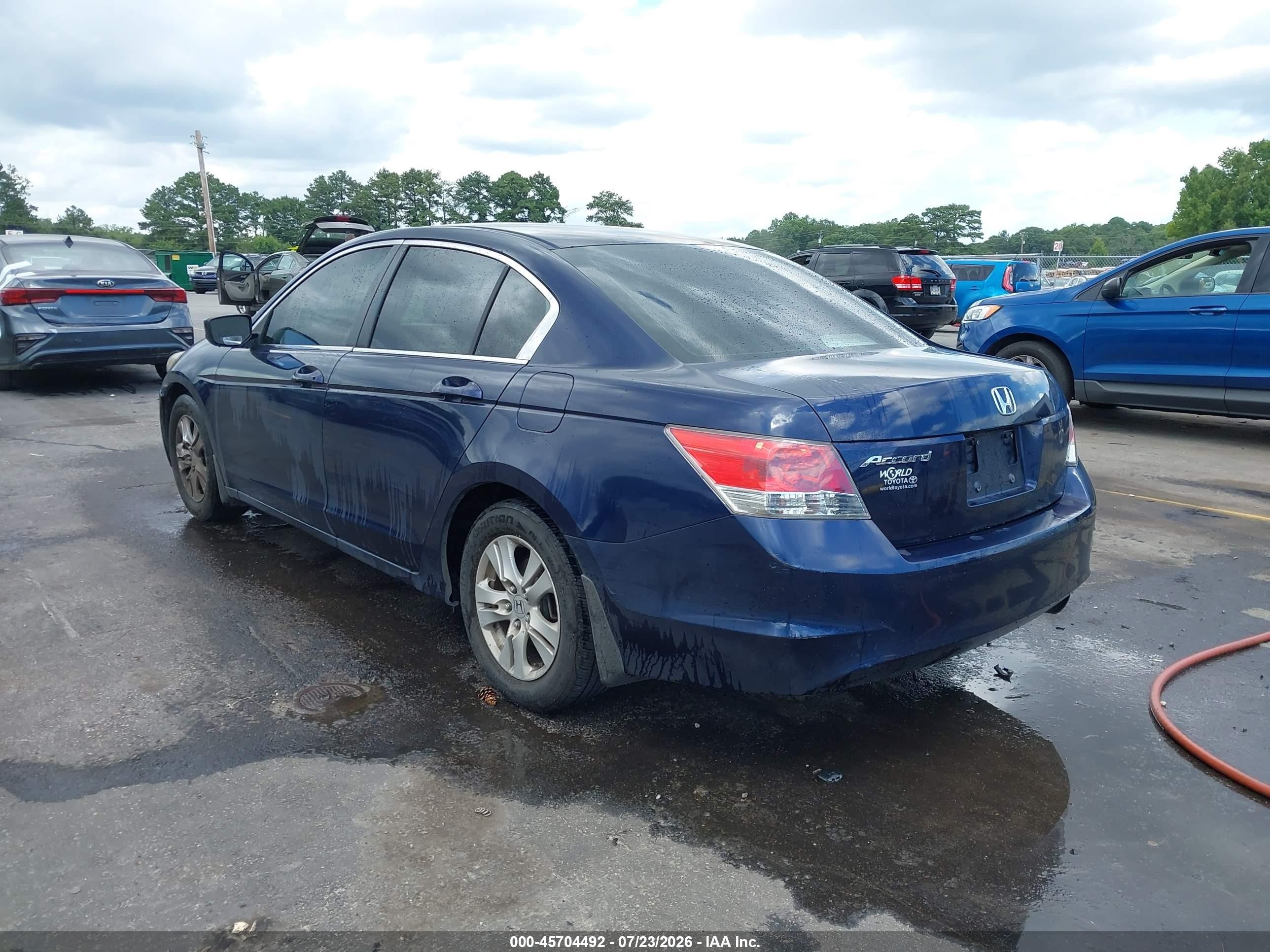 2009 Honda Accord 2.4 Lx-p Dark Blue vin: 1HGCP264X9A039525