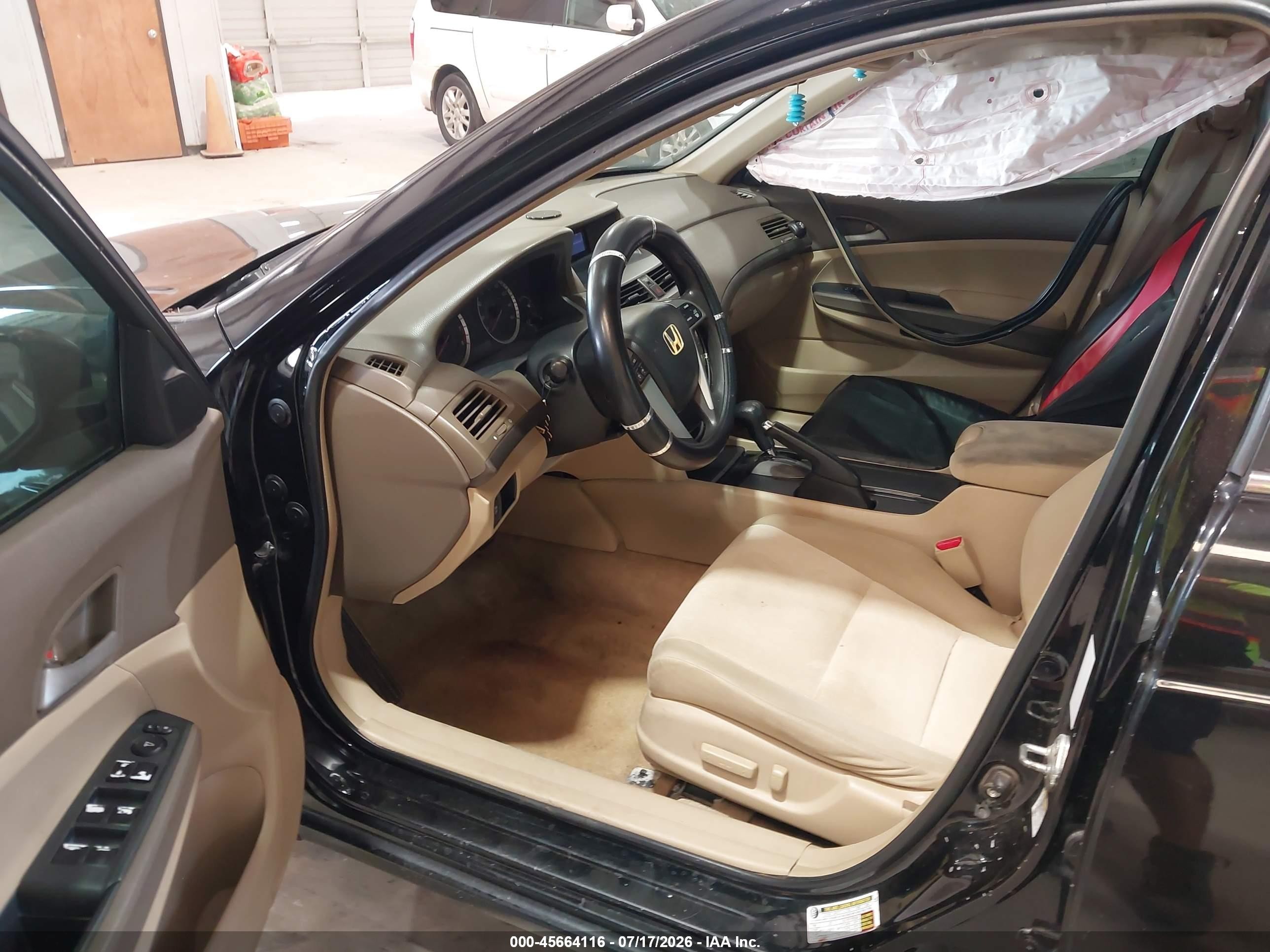 2009 Honda Accord 2.4 Lx-p Black vin: 1HGCP264X9A047253