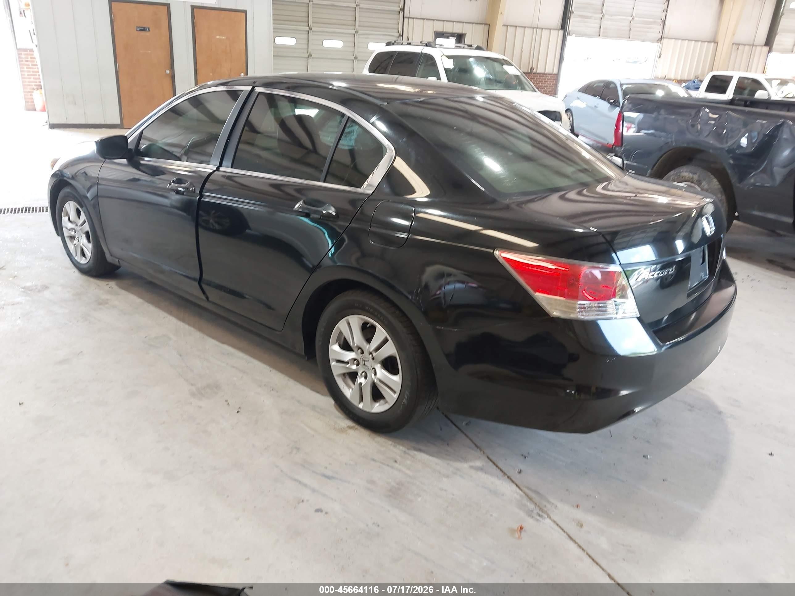 2009 Honda Accord 2.4 Lx-p Black vin: 1HGCP264X9A047253