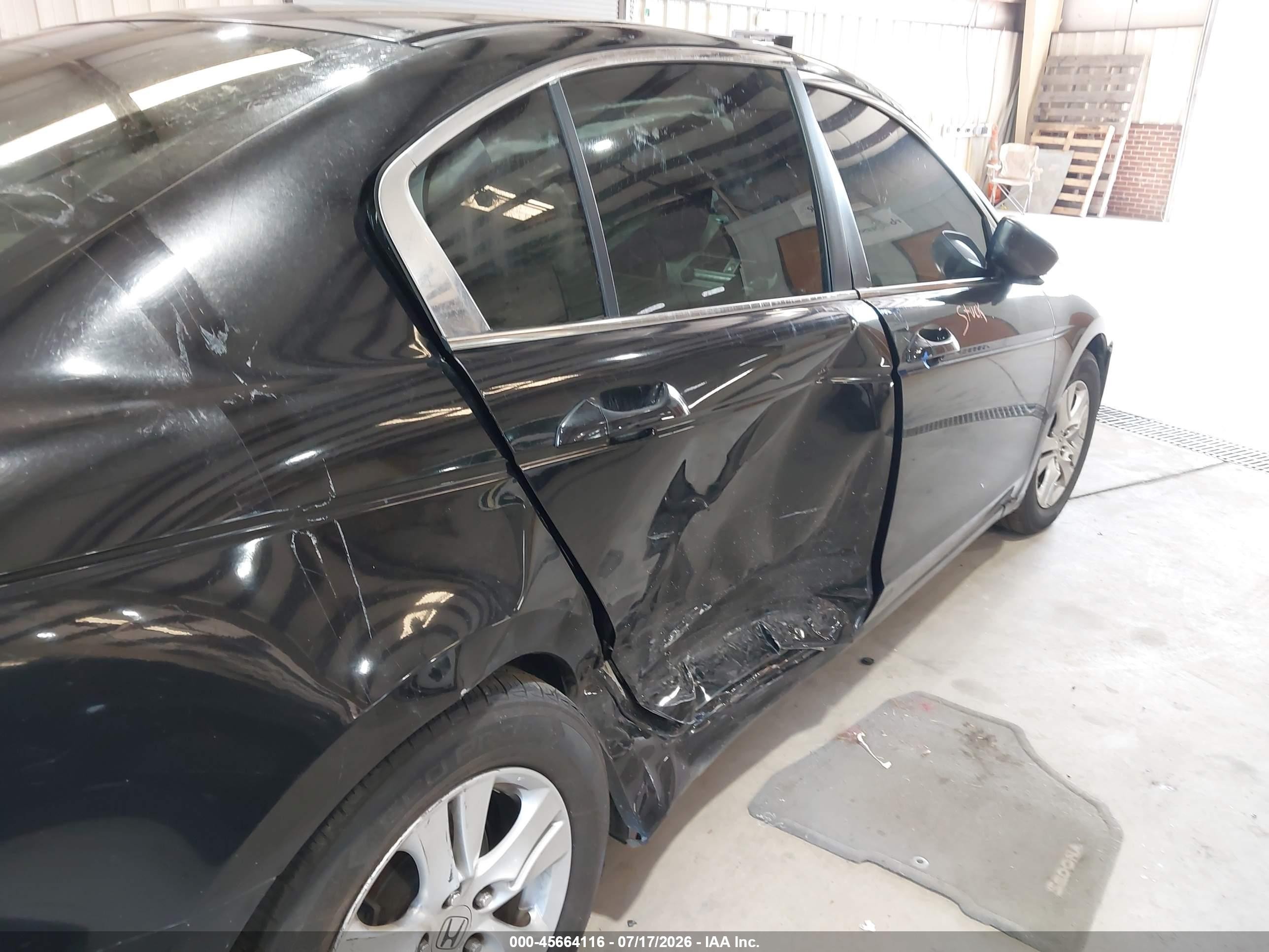 2009 Honda Accord 2.4 Lx-p Black vin: 1HGCP264X9A047253