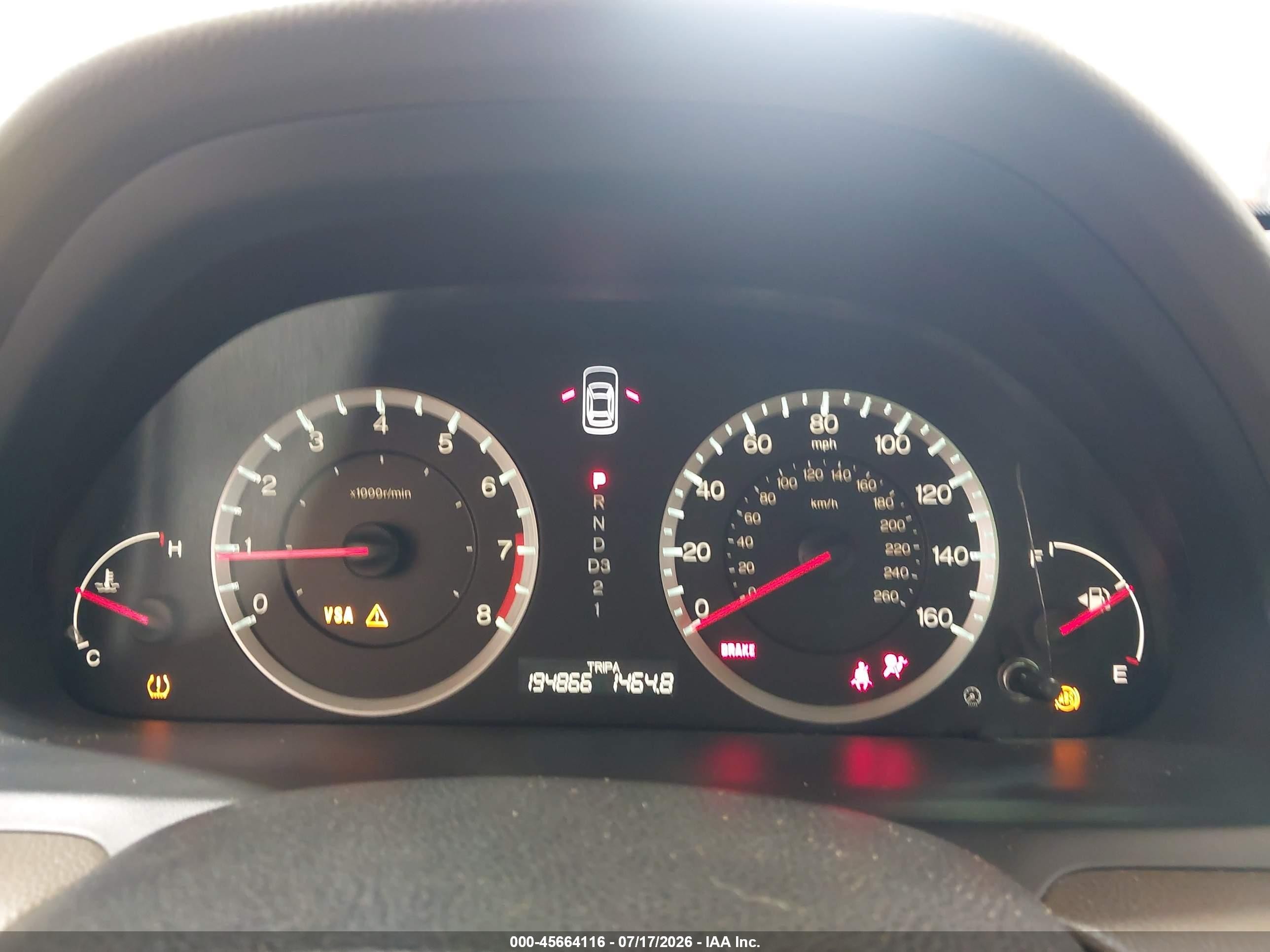 2009 Honda Accord 2.4 Lx-p Black vin: 1HGCP264X9A047253