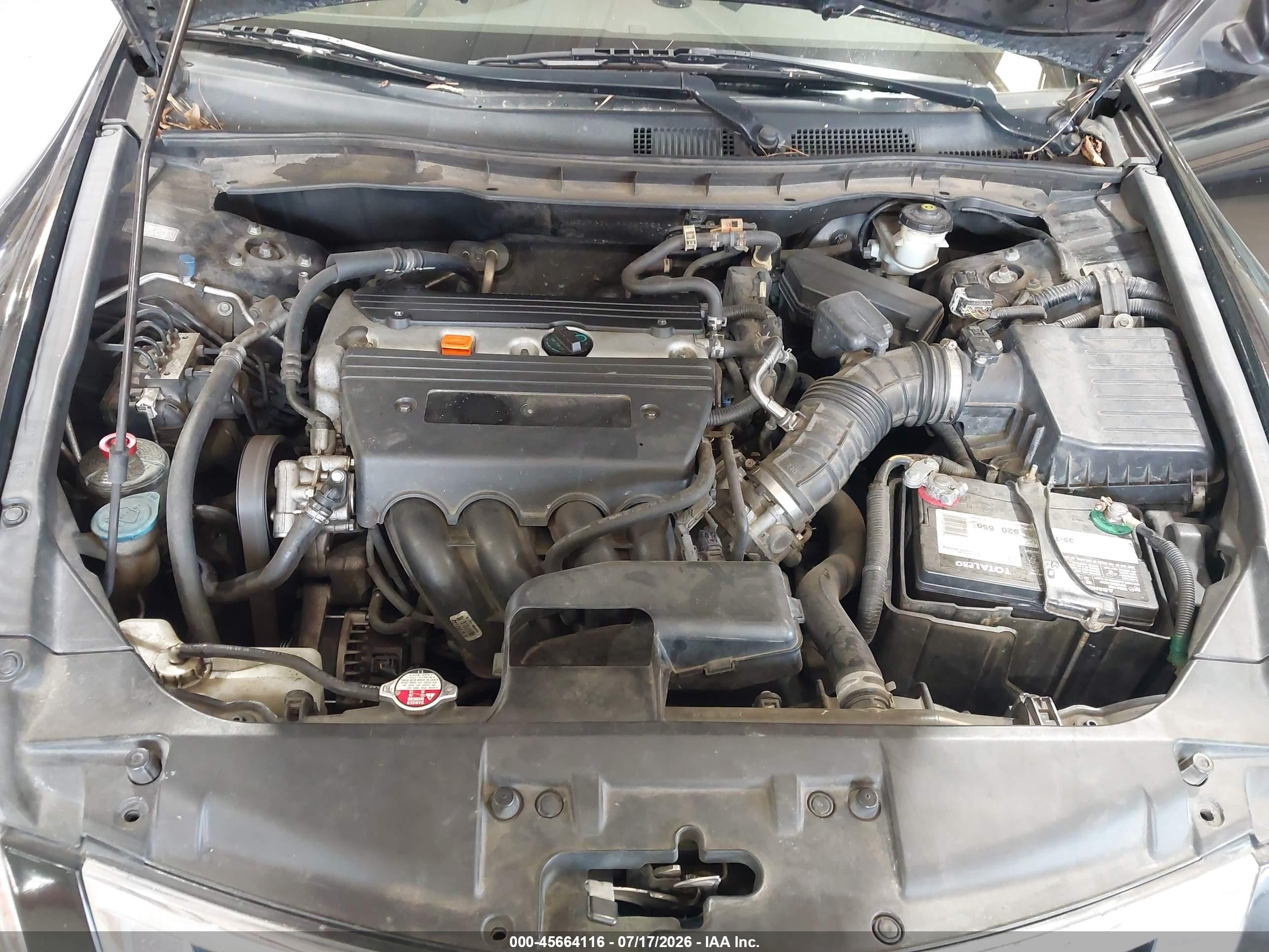 2009 Honda Accord 2.4 Lx-p Black vin: 1HGCP264X9A047253