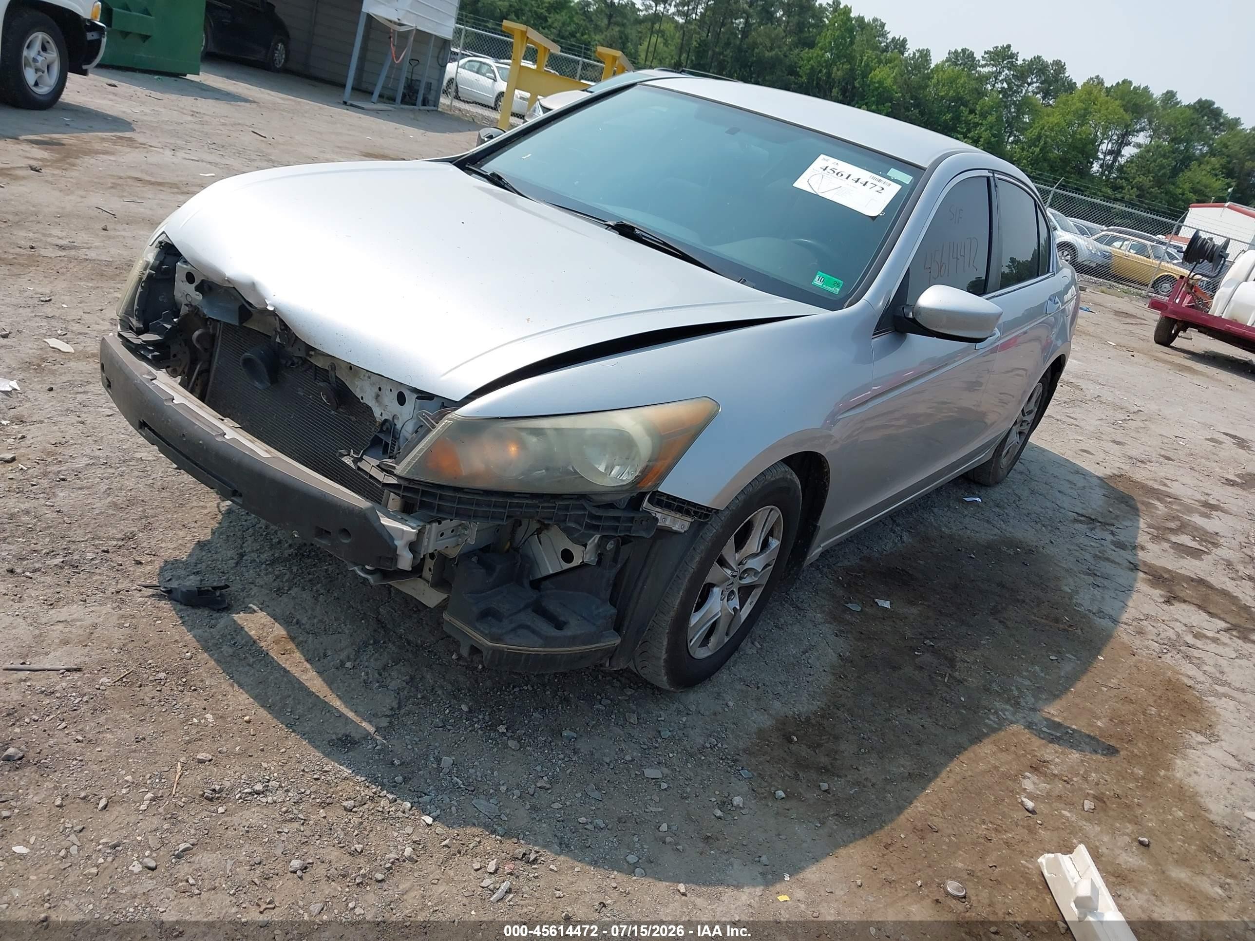 2009 Honda Accord 2.4 Lx-p Серебряный vin: 1HGCP264X9A073254