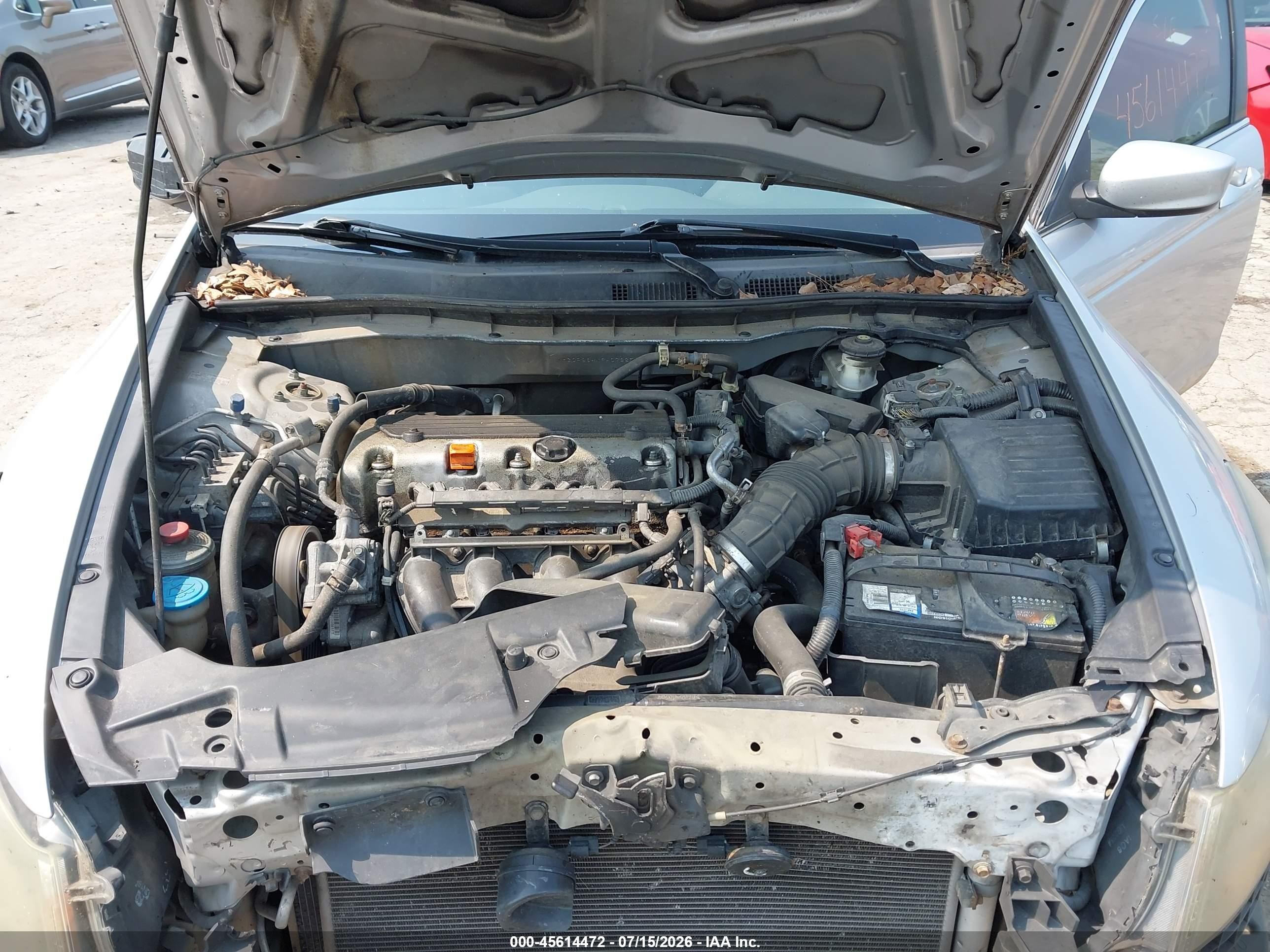 2009 Honda Accord 2.4 Lx-p Серебряный vin: 1HGCP264X9A073254