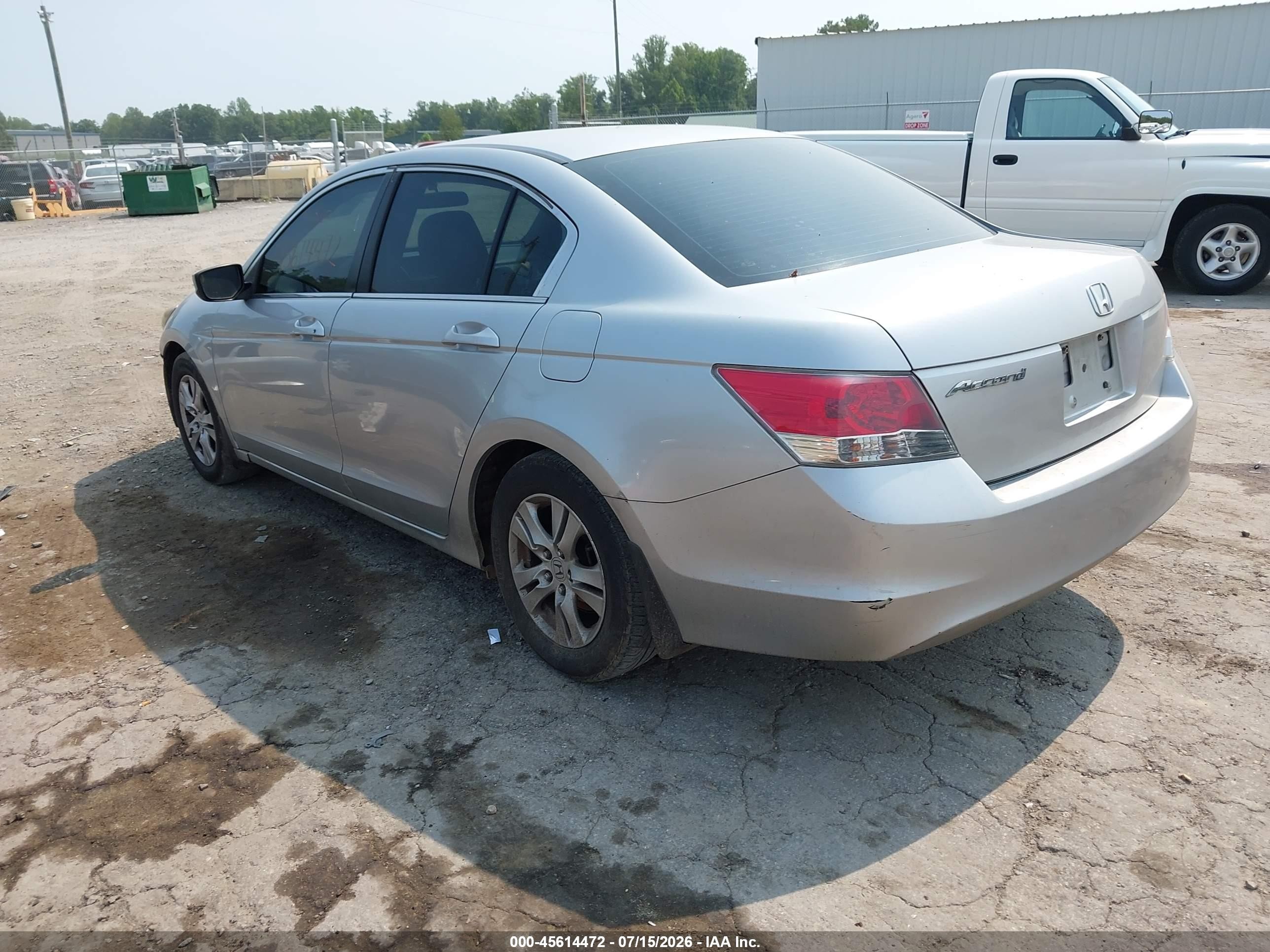 2009 Honda Accord 2.4 Lx-p Серебряный vin: 1HGCP264X9A073254