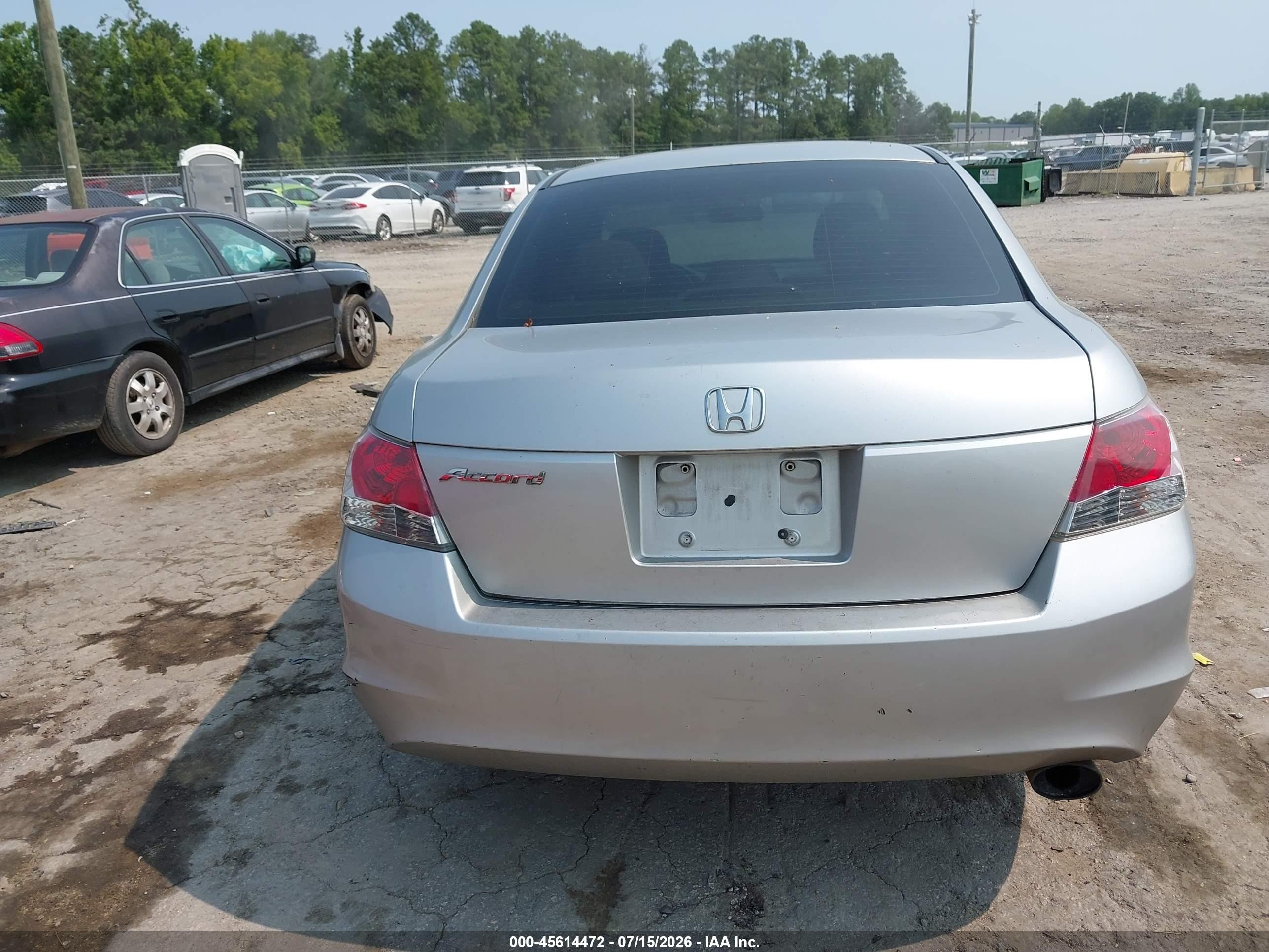 2009 Honda Accord 2.4 Lx-p Серебряный vin: 1HGCP264X9A073254